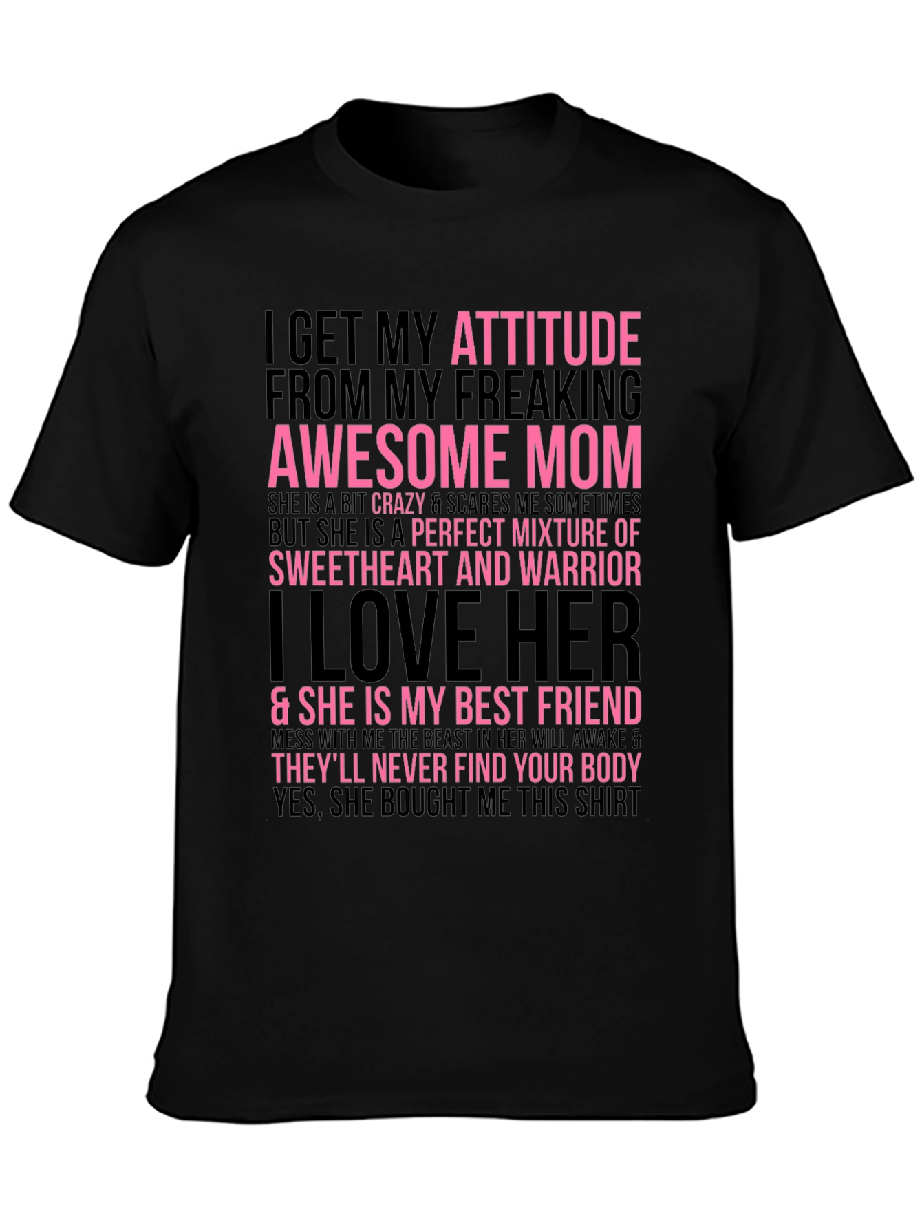 Awesome Mom Graphic Tee - Funny Slogan T-Shirt