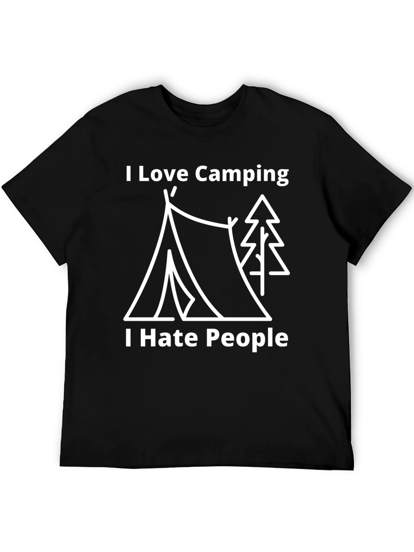 I Love Camping I Hate People T-Shirt