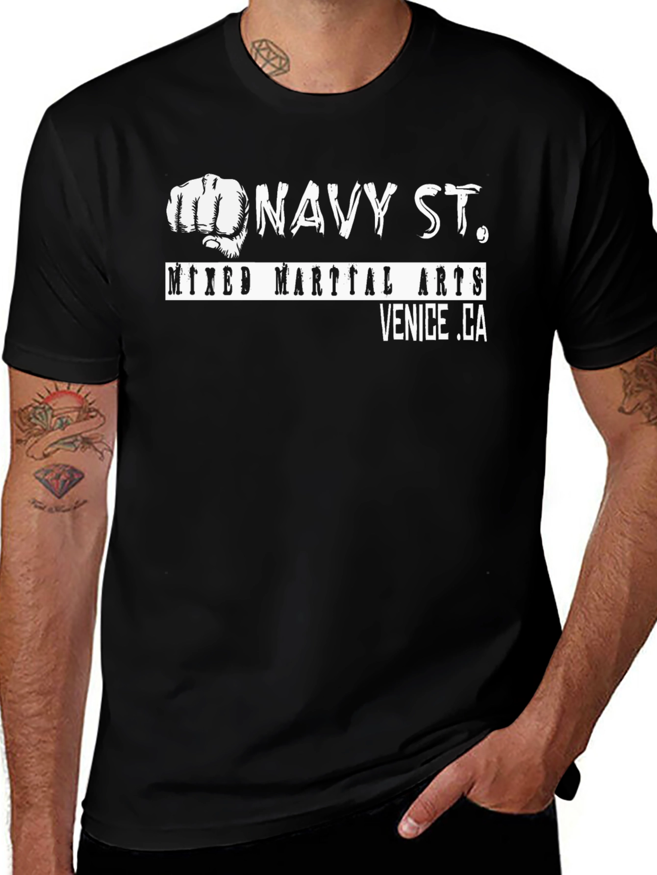 Navy St. Mixed Martial Arts T-Shirt Venice CA