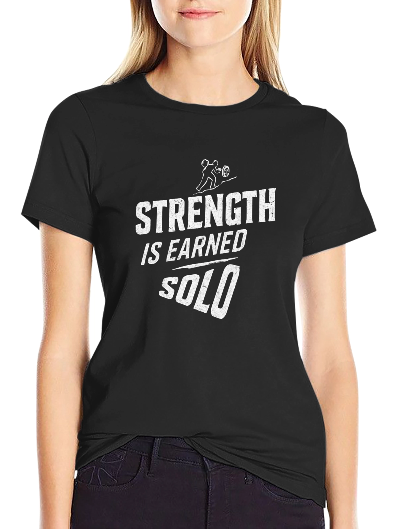 Strength Is Earned SOLO Graphic Tee