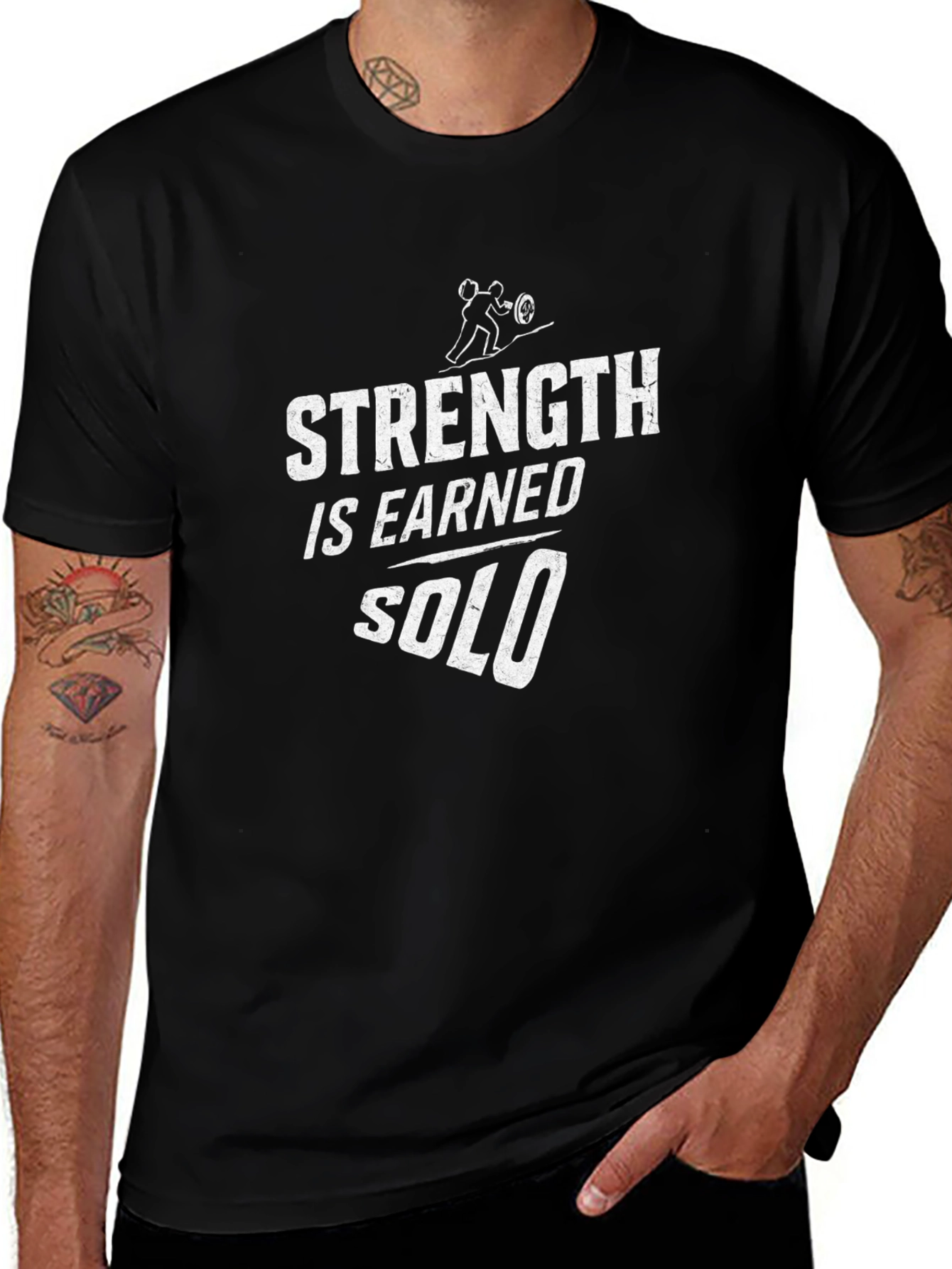 Strength Is Earned SOLO Graphic Tee