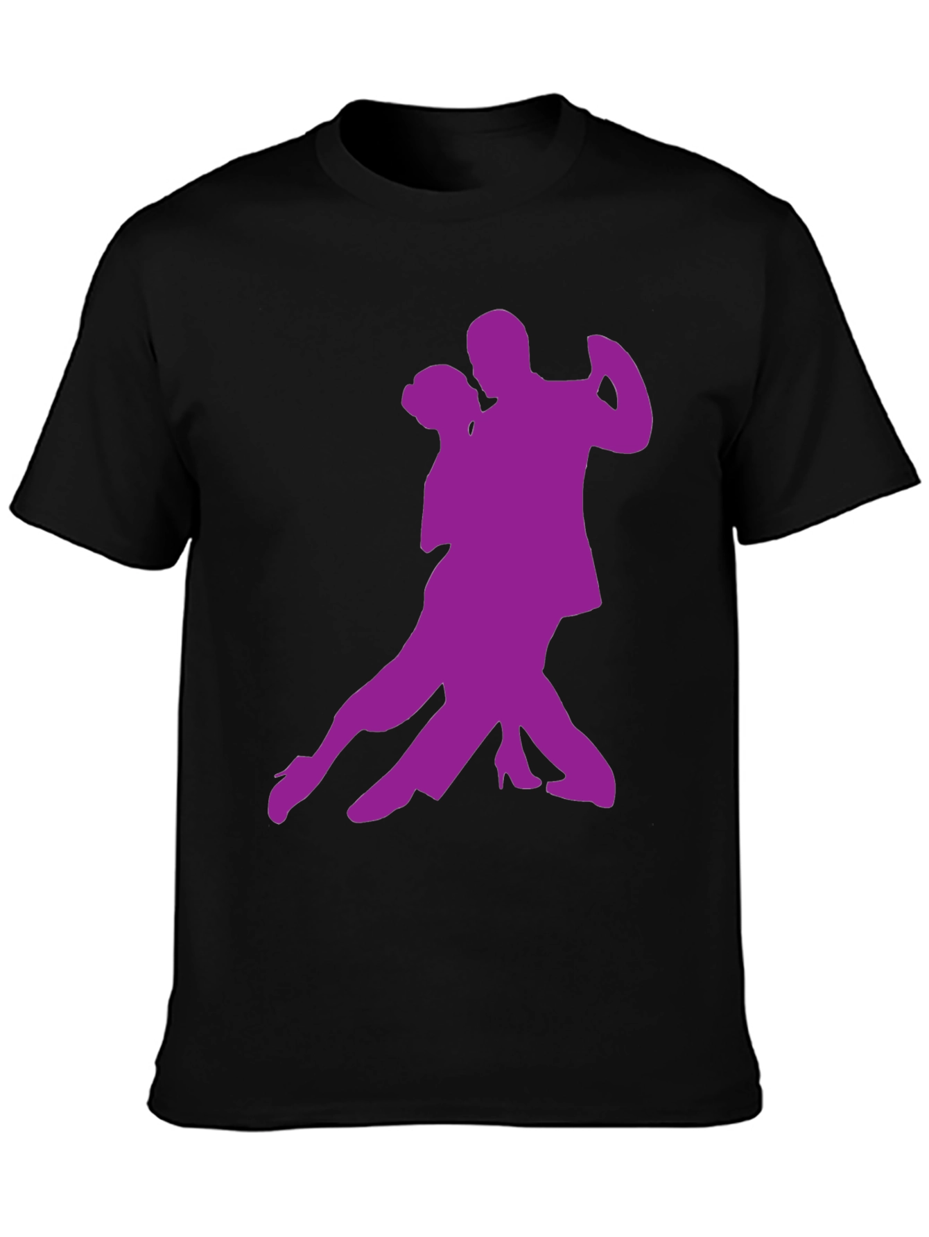 Tango Dance Graphic Tee - Stylish Silhouette T-Shirt