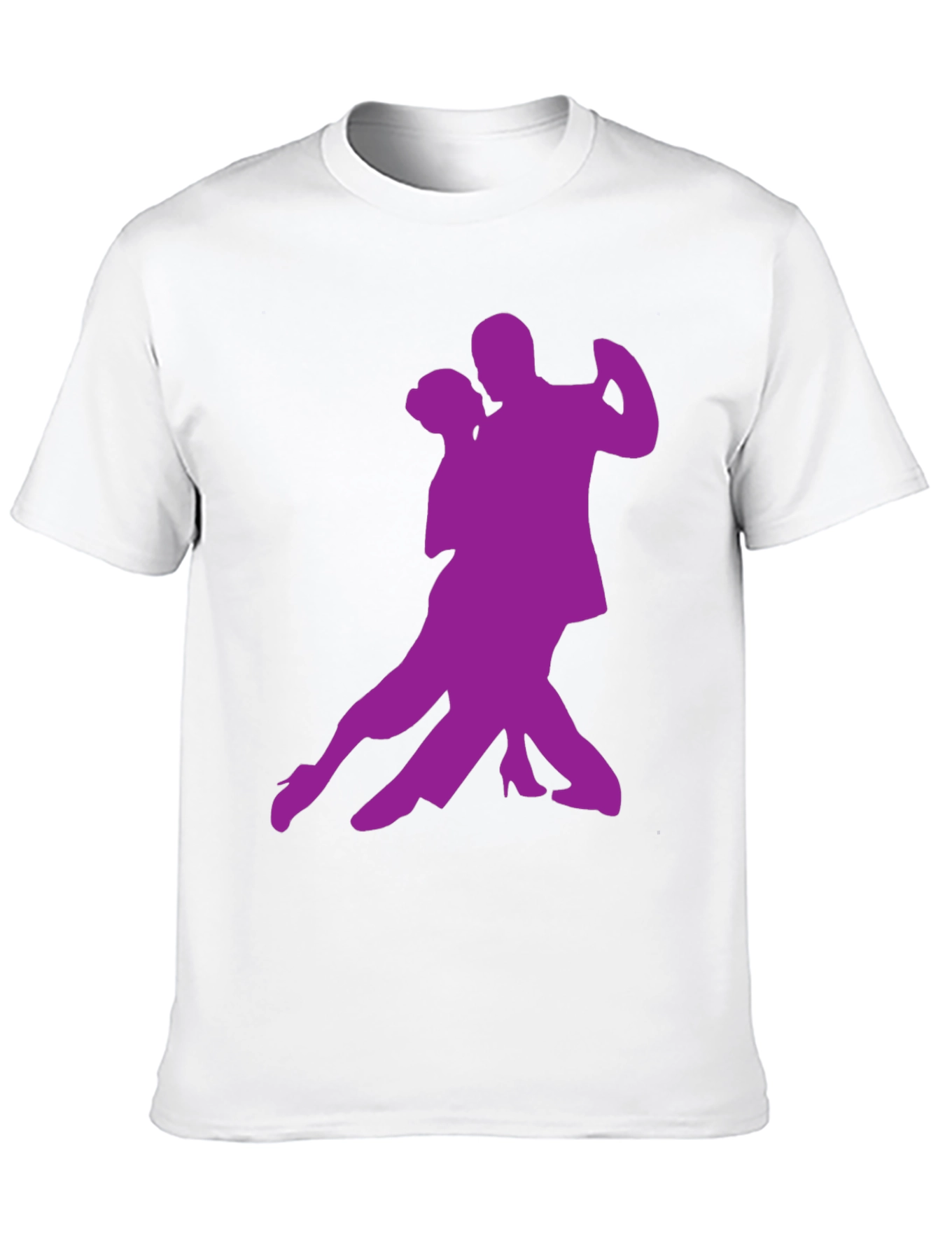 Tango Dance Graphic Tee - Stylish Silhouette T-Shirt