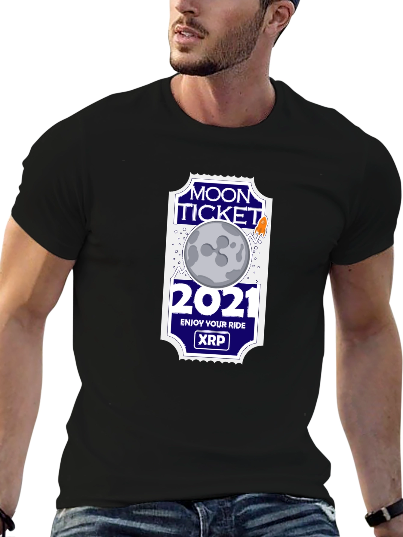 Moon Ticket 2021 XRP T-Shirt