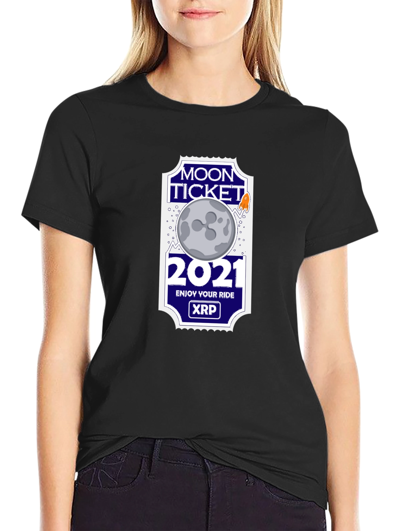 Moon Ticket 2021 XRP T-Shirt
