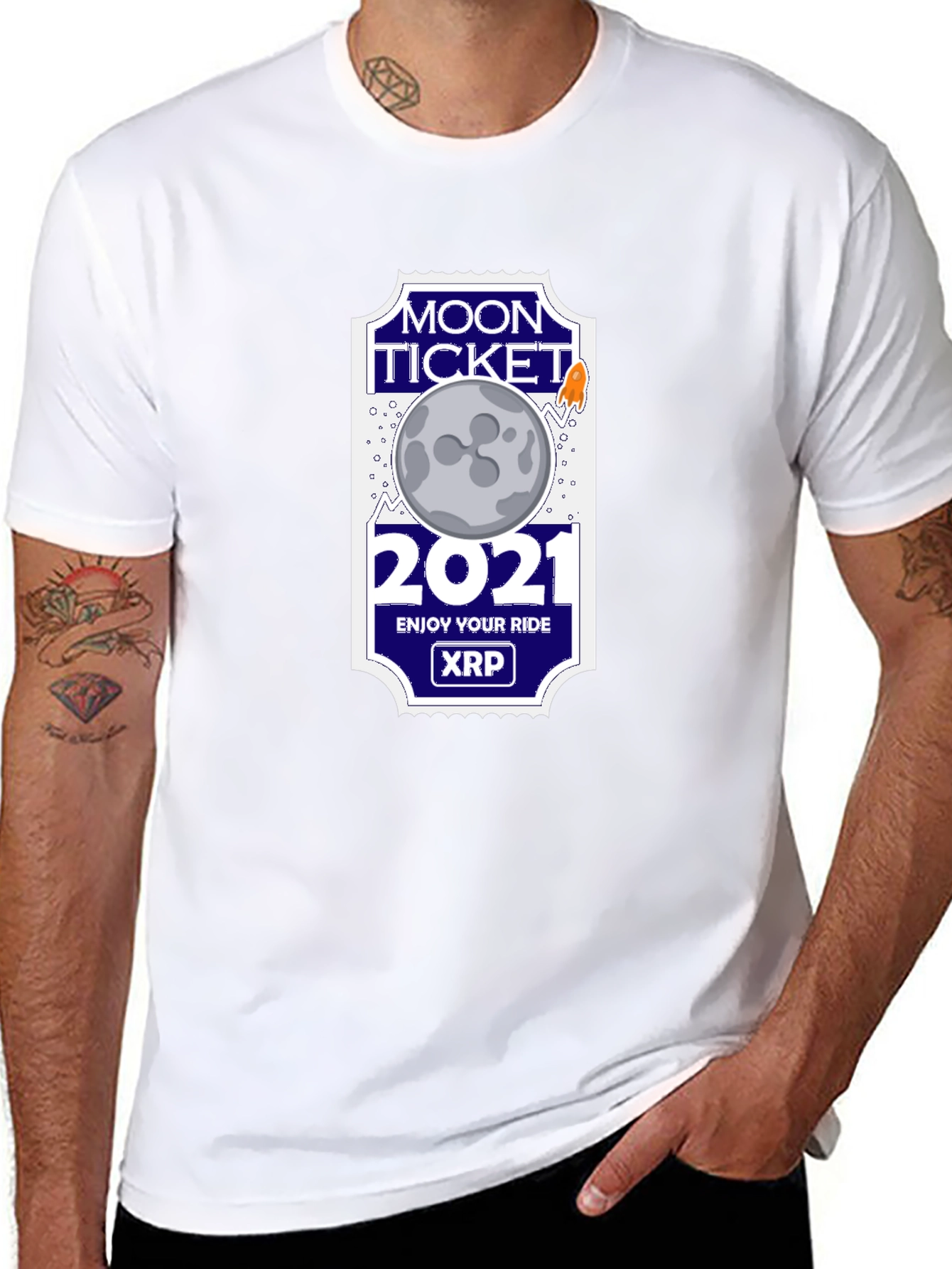 Moon Ticket 2021 XRP T-Shirt
