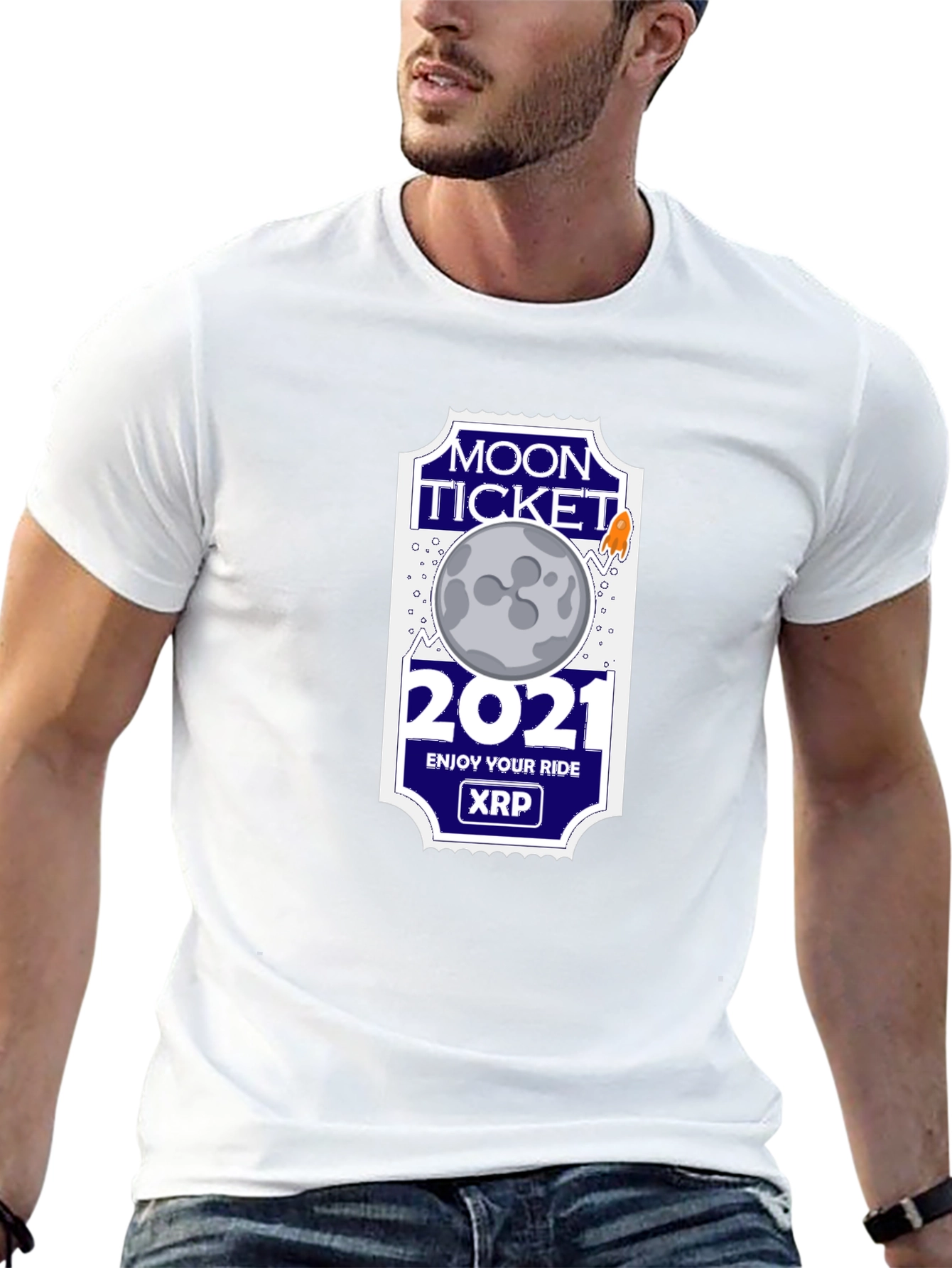 Moon Ticket 2021 XRP T-Shirt