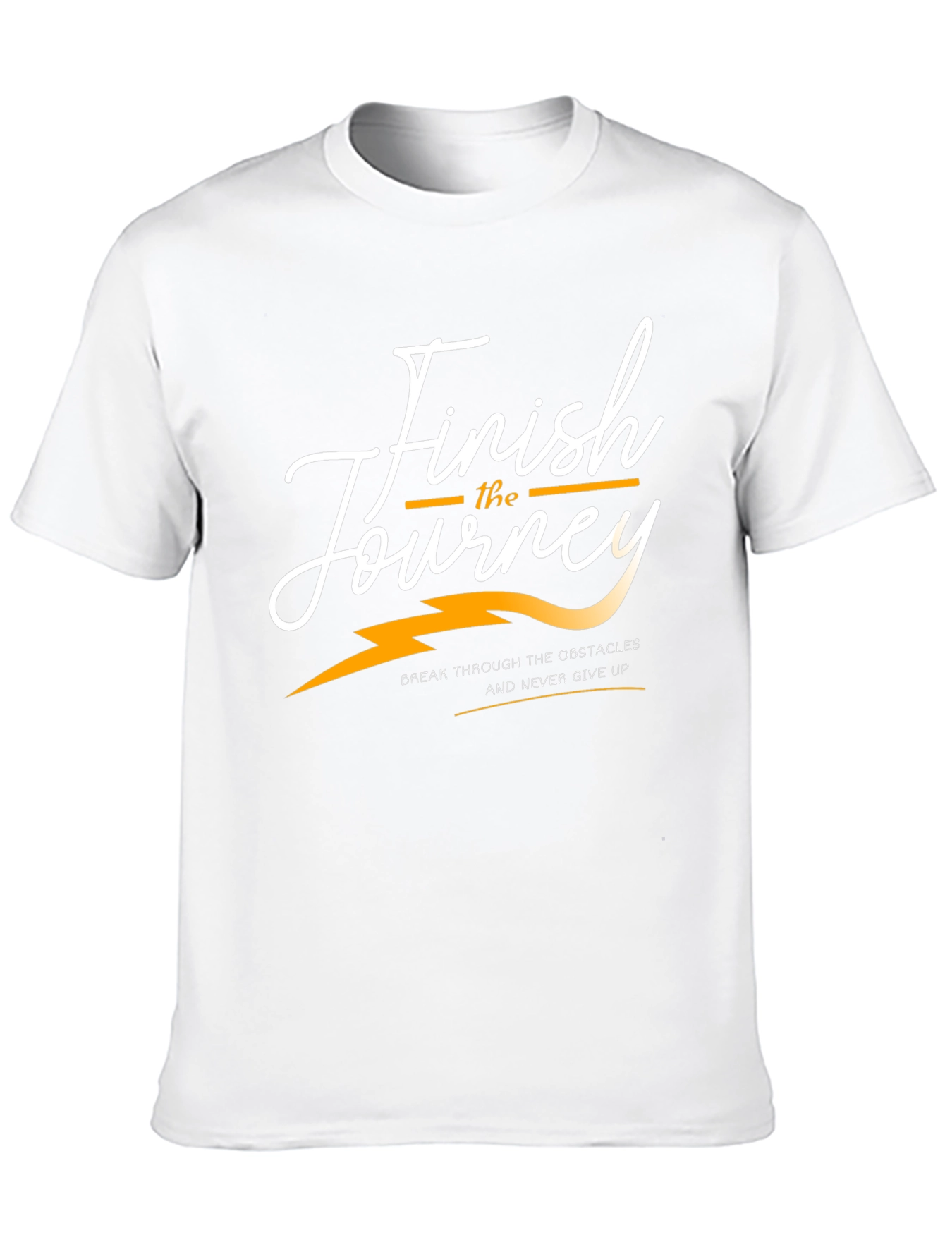 Finish the Journey Graphic Tee - Black