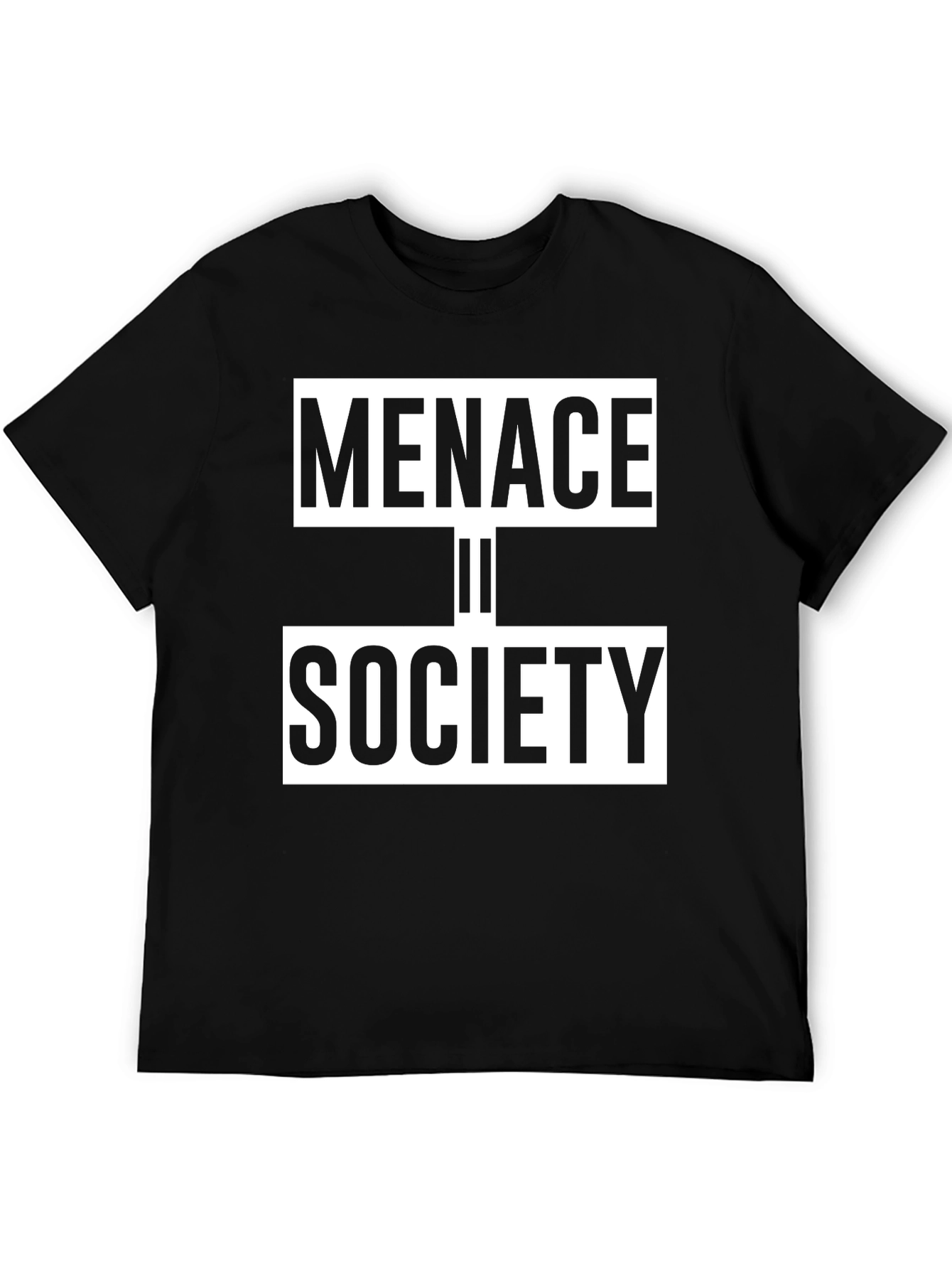 Menace to Society Graphic Tee - Black