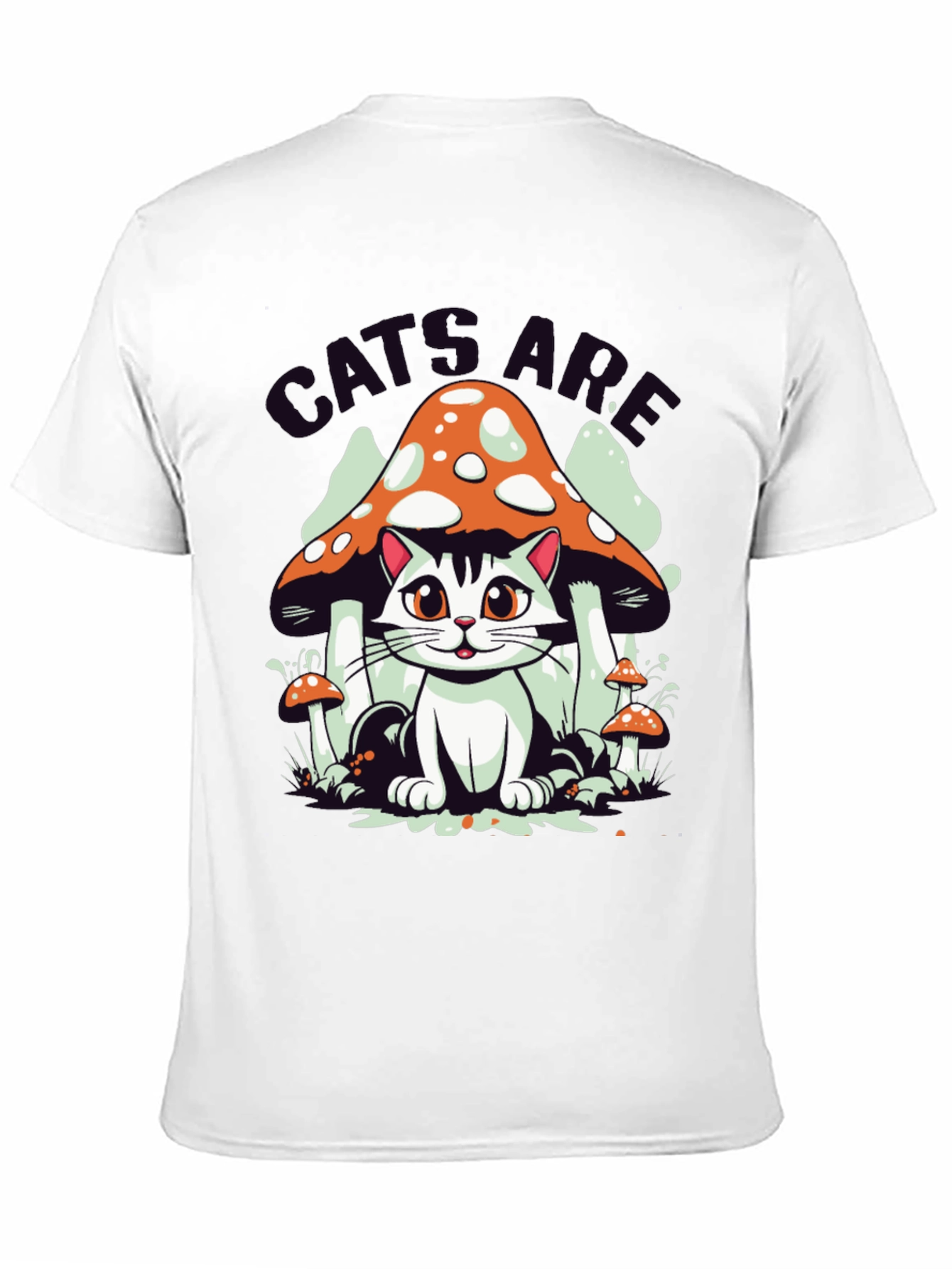 Cats Are Magical Mushroom T-Shirt