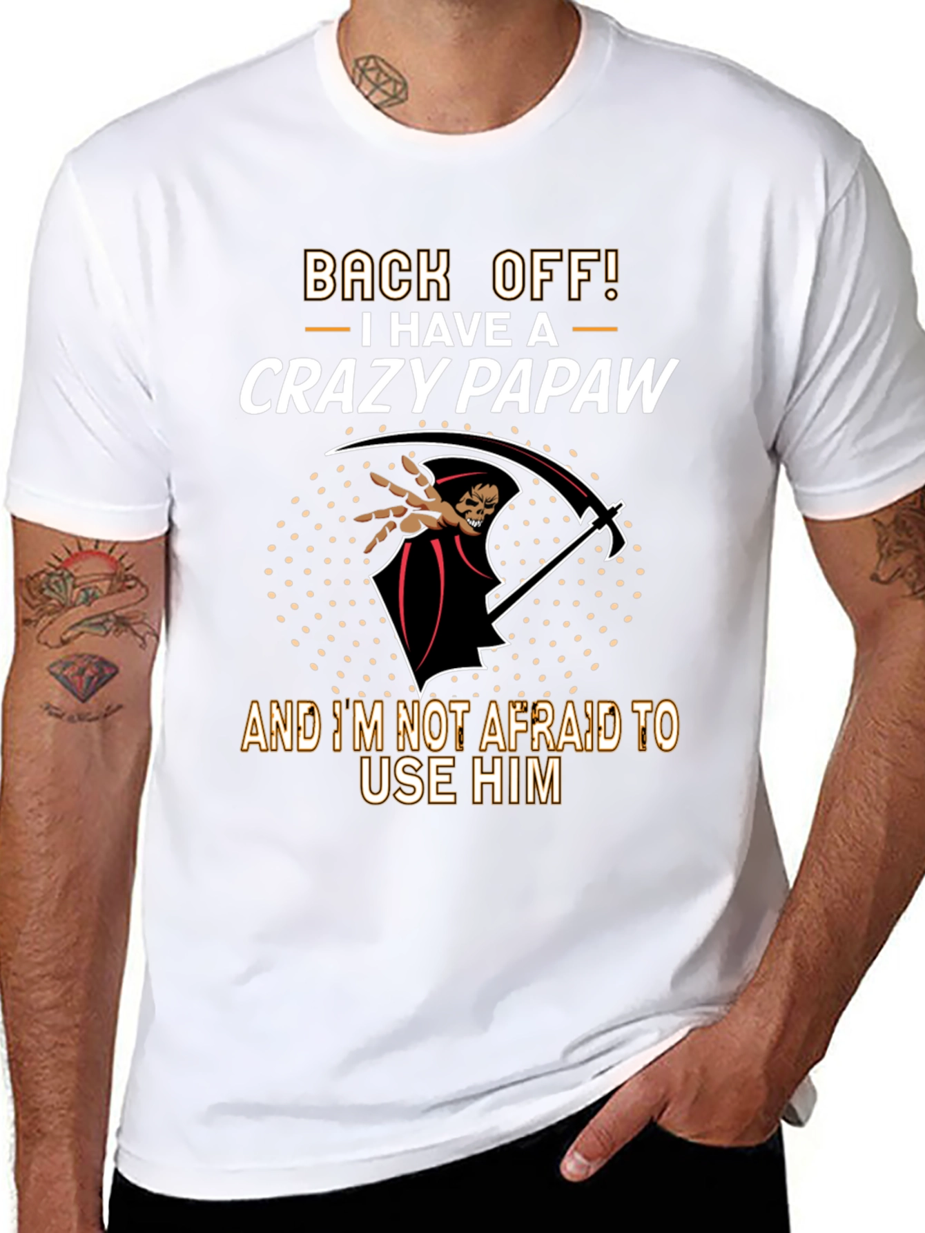Crazy Papaw T-Shirt - Back Off!