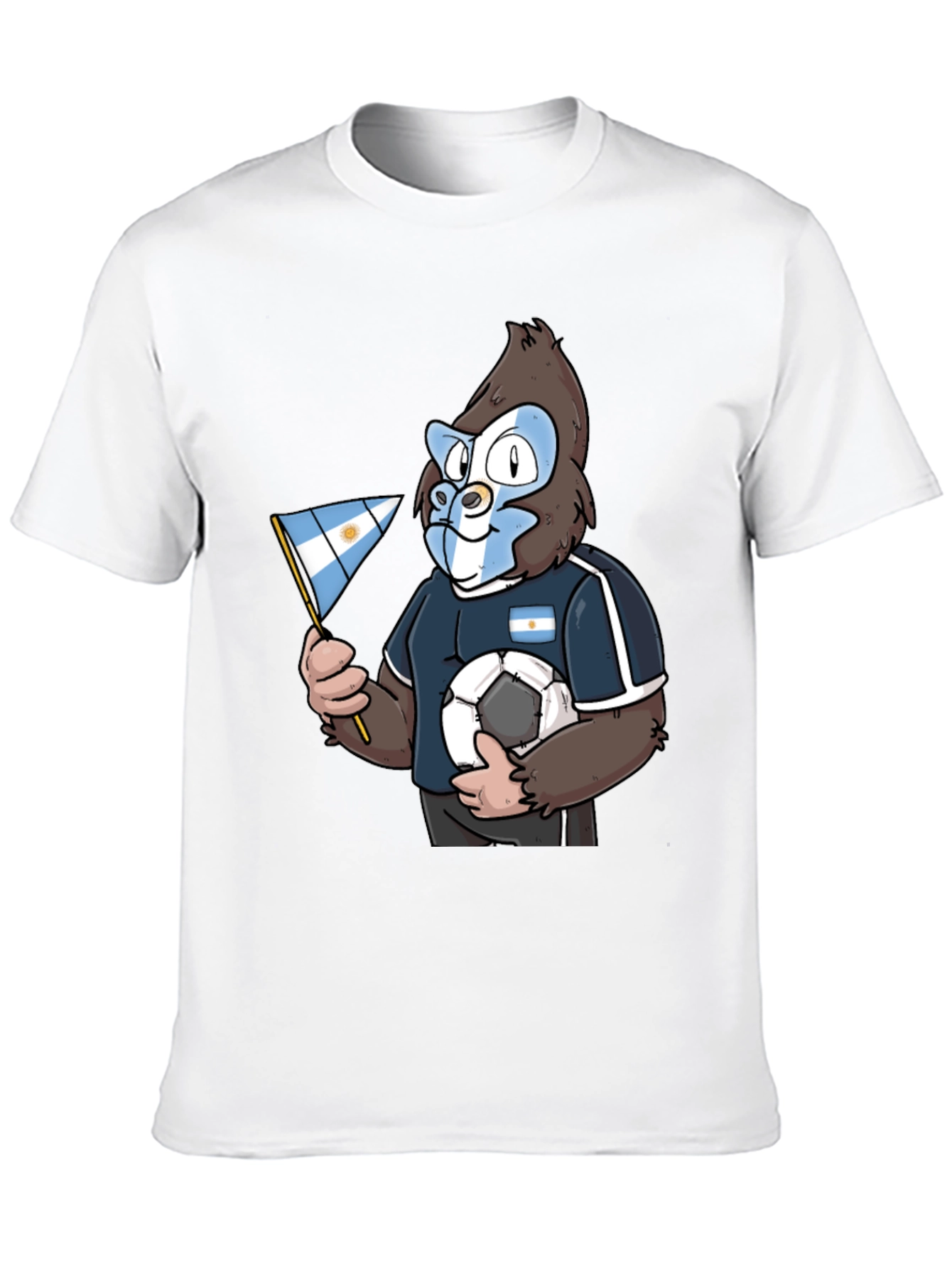 Argentina Gorilla Soccer T-Shirt