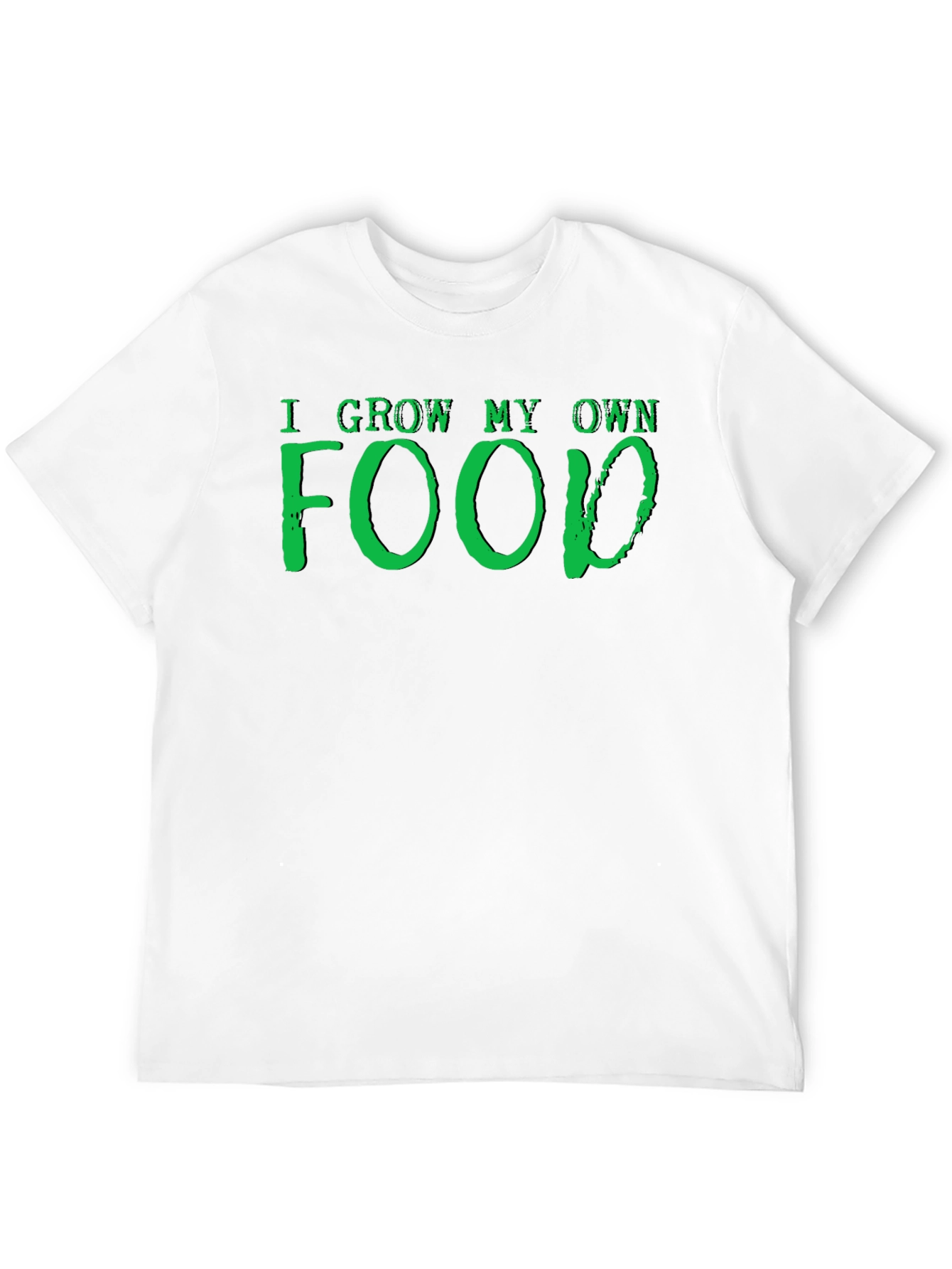 I Grow My Own Food Black T-Shirt