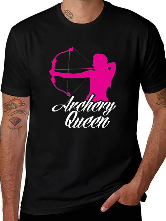 Archery Queen Graphic Tee - Black