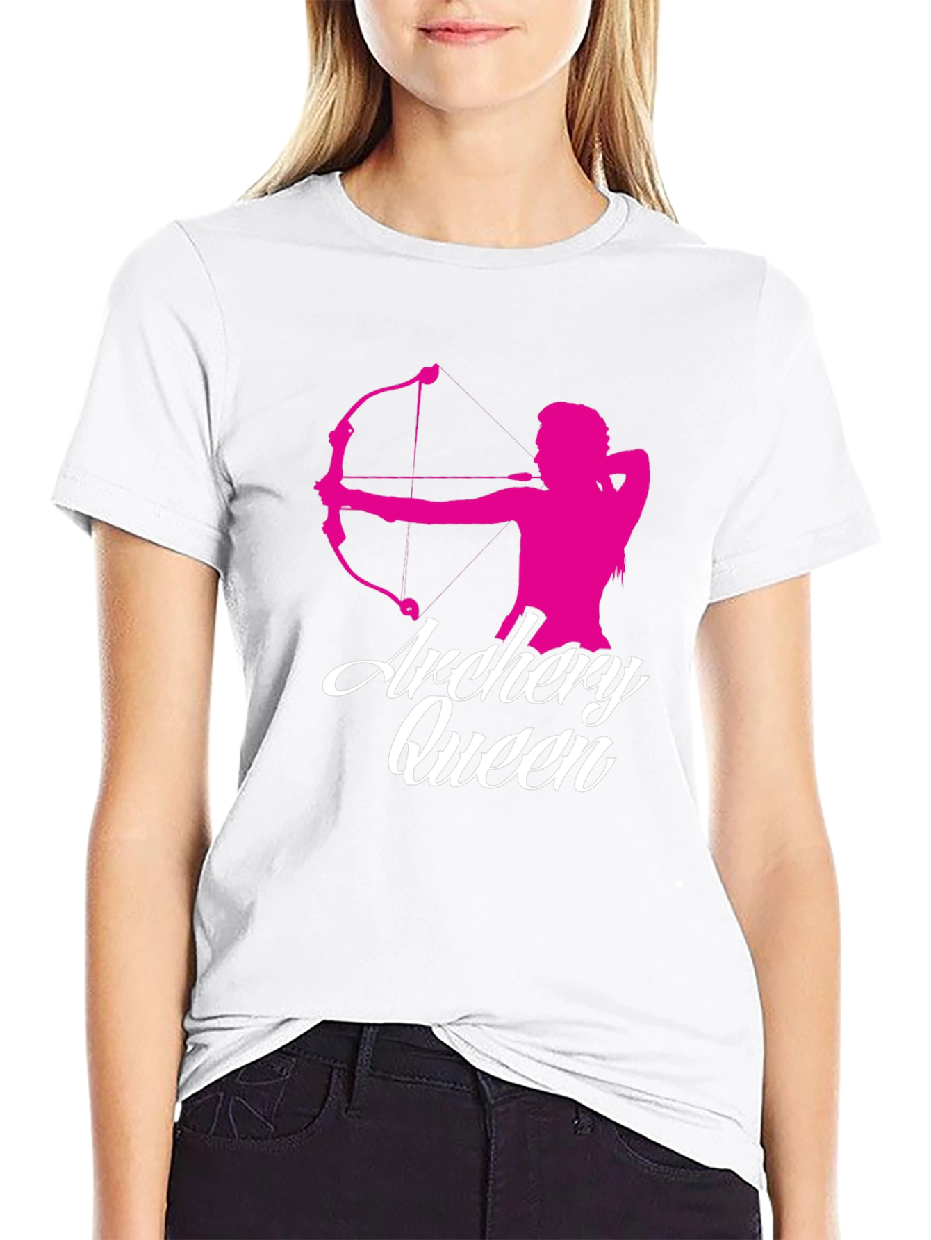 Archery Queen Graphic Tee - Black