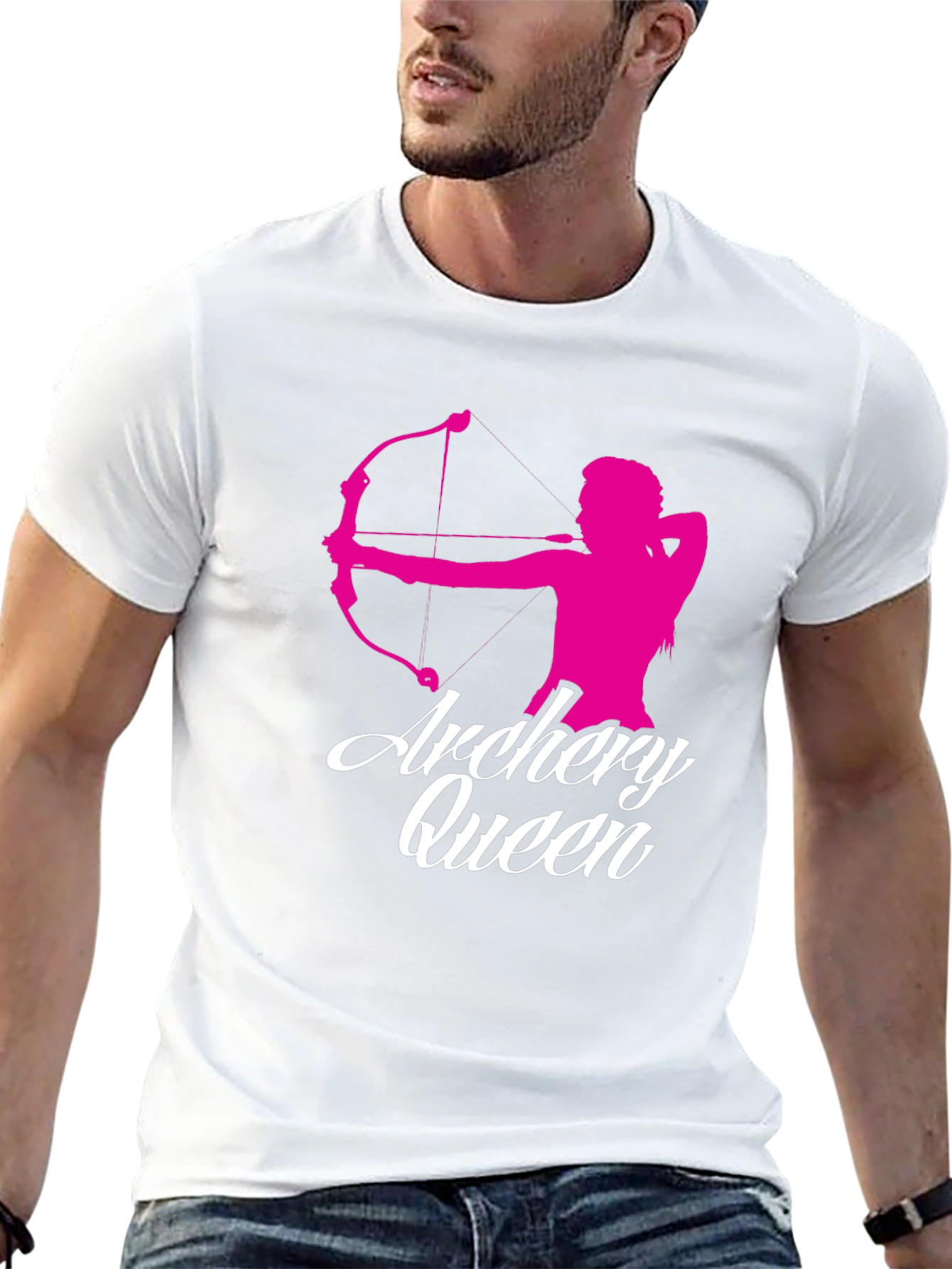 Archery Queen Graphic Tee - Black