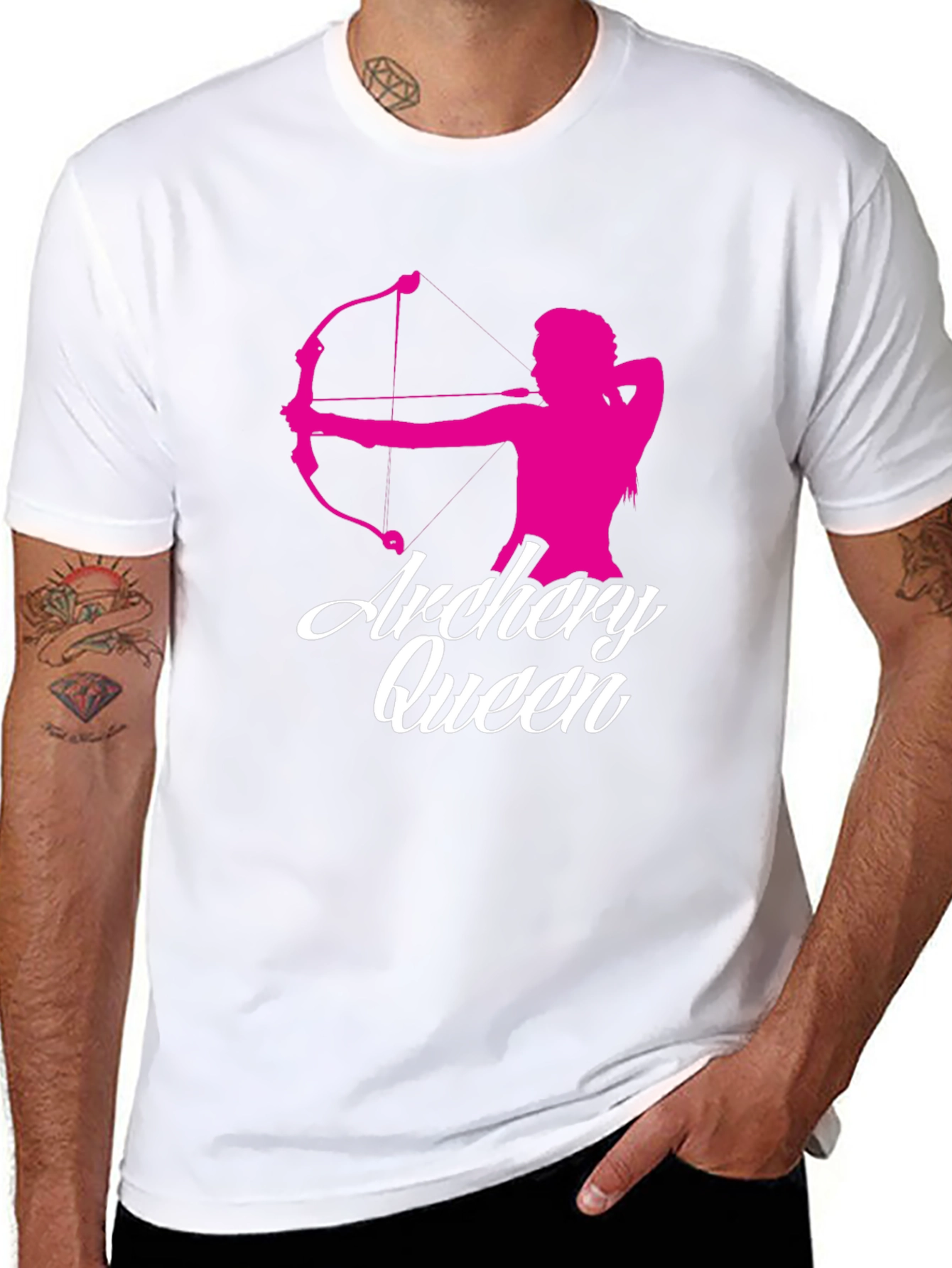 Archery Queen Graphic Tee - Black