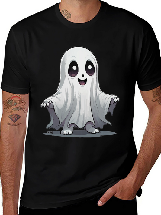 Ghost Graphic Tee - Spooky Season Apparel