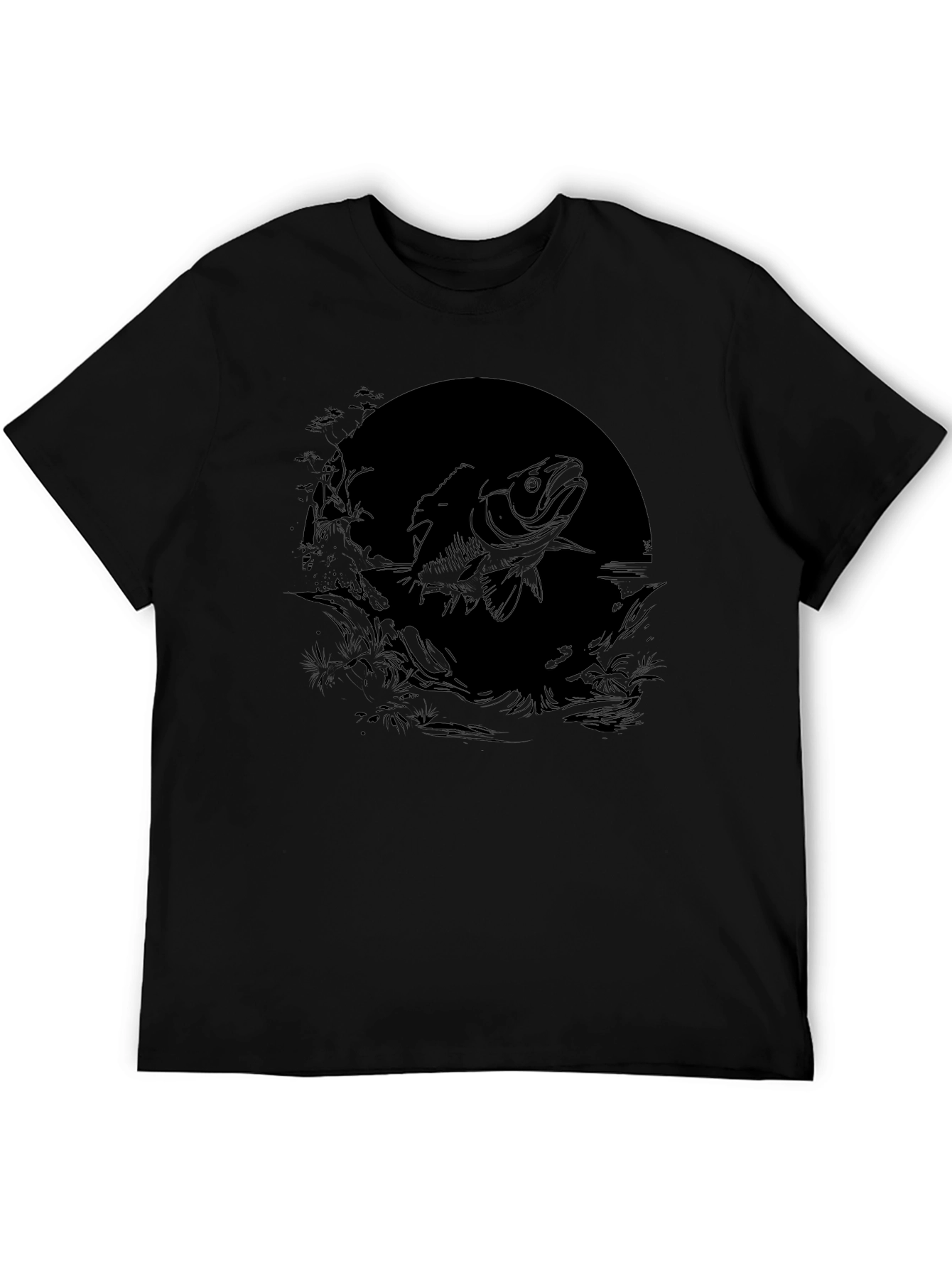 Black Fish Graphic Tee - Anglers Style