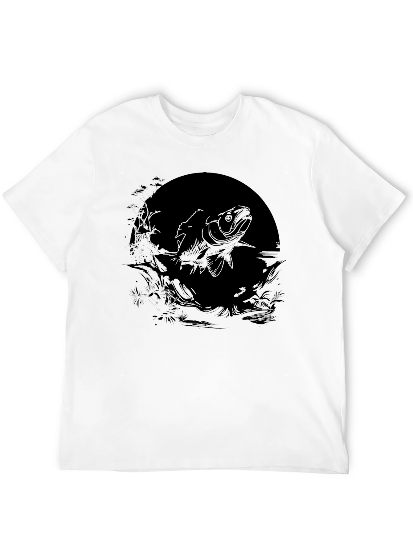 Black Fish Graphic Tee - Anglers Style