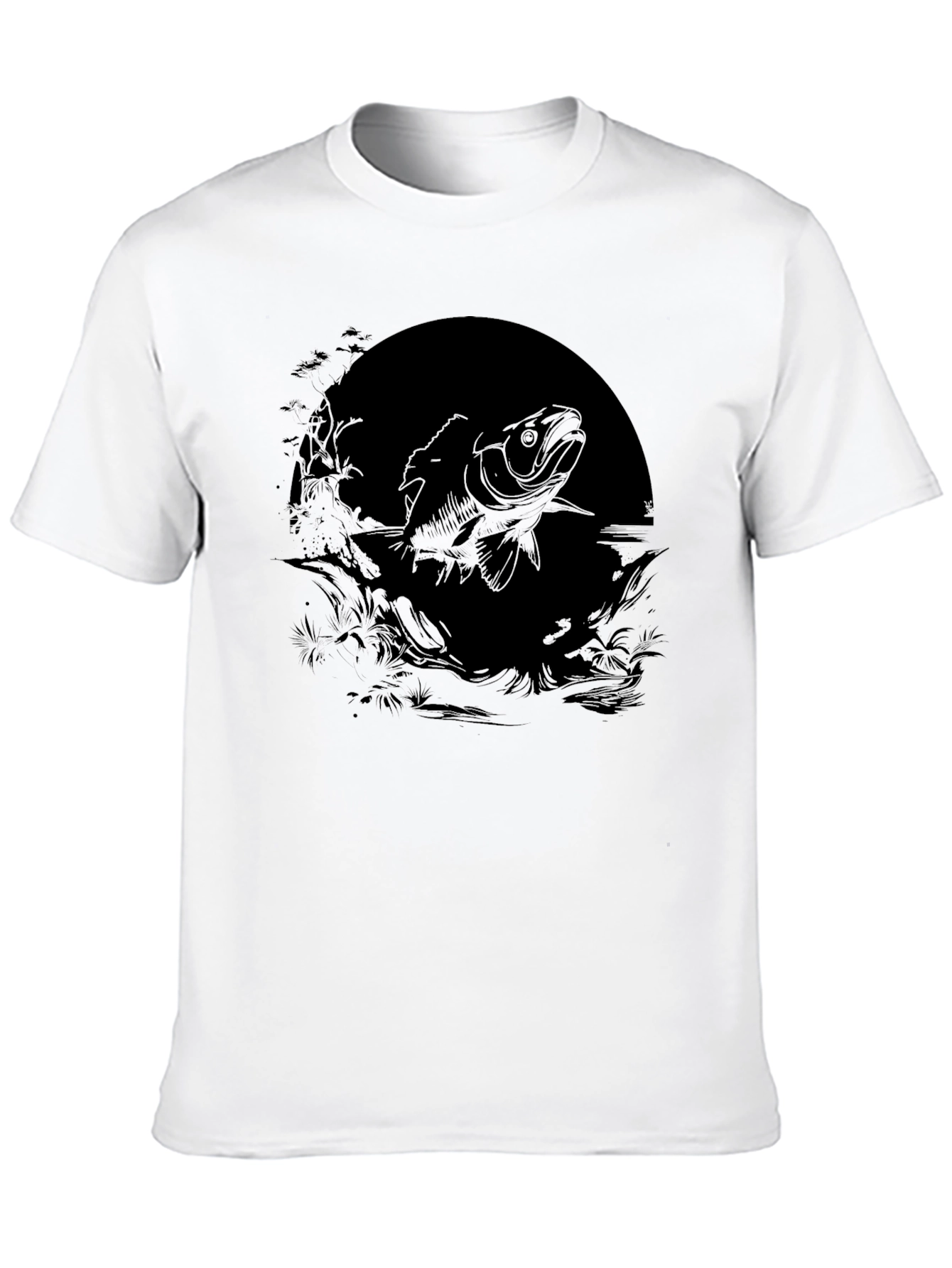 Black Fish Graphic Tee - Anglers Style