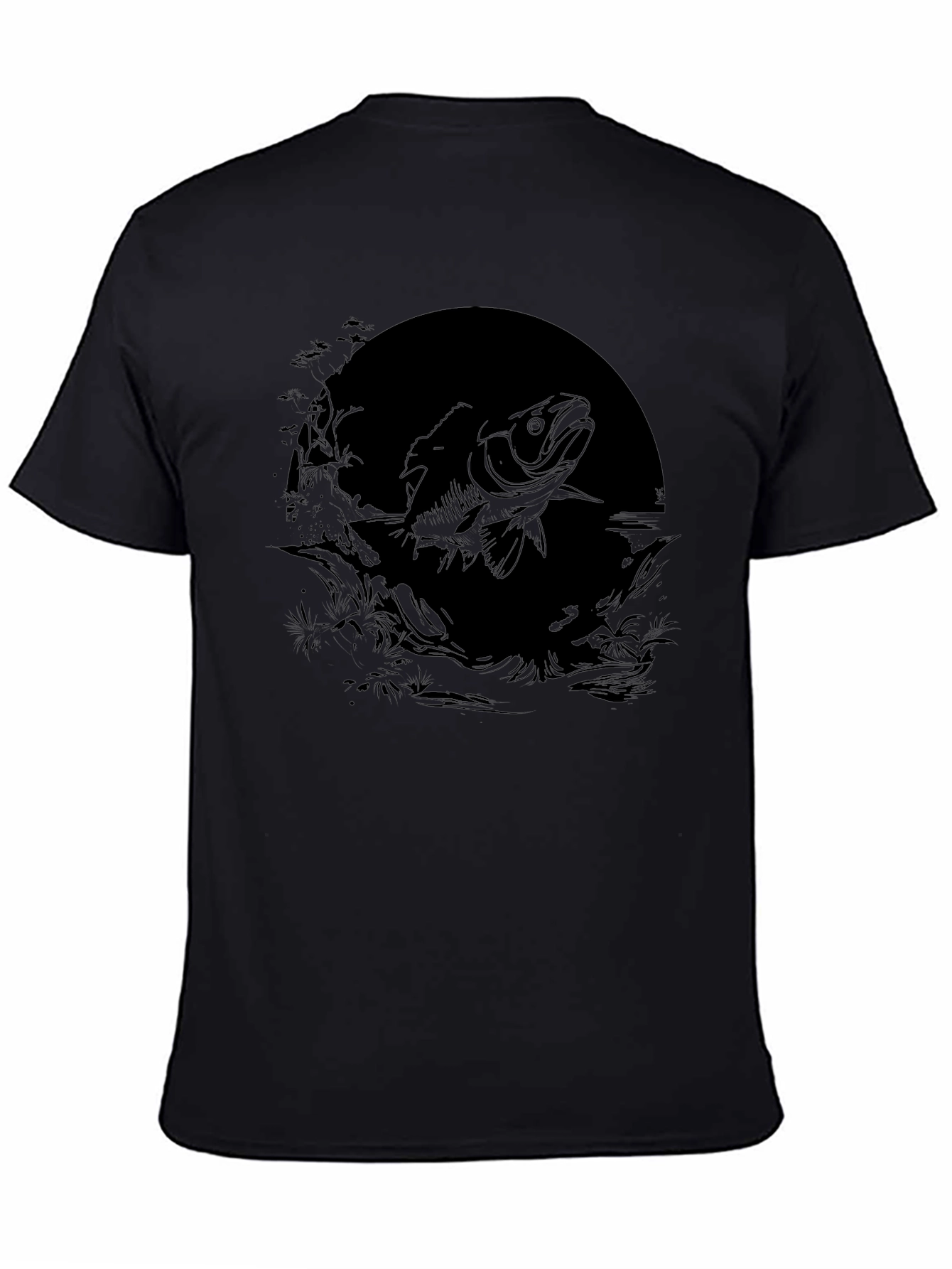 Black Fish Graphic Tee - Anglers Style