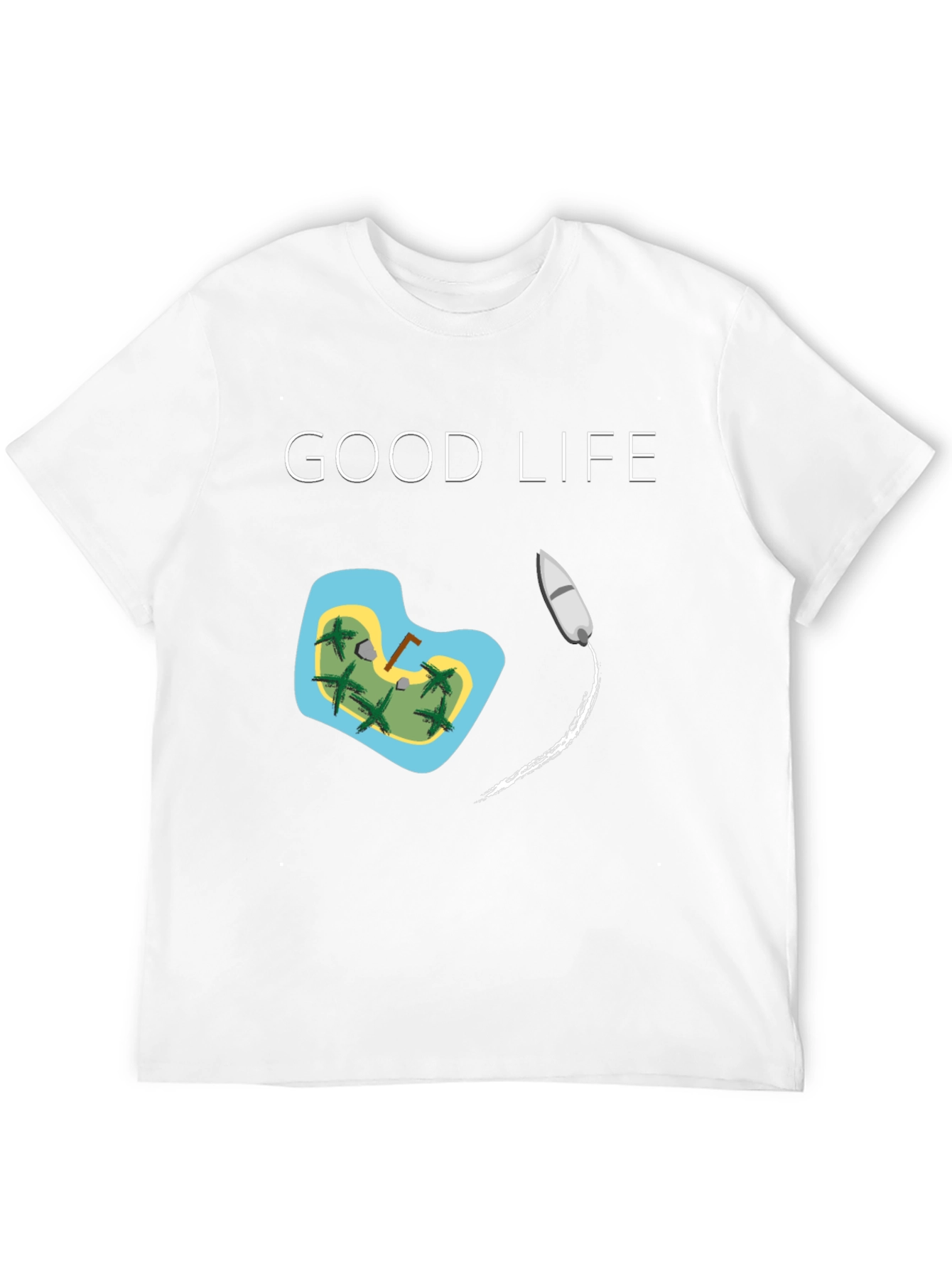 Good Life Island T-Shirt - Tropical Vacation Tee