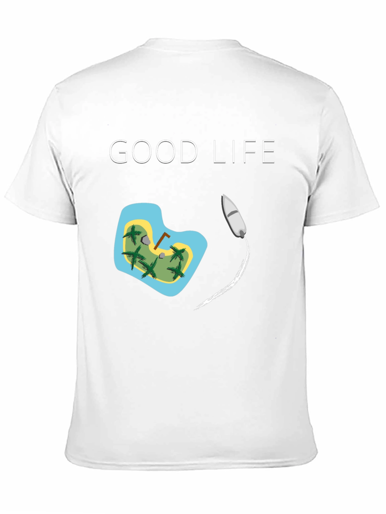 Good Life Island T-Shirt - Tropical Vacation Tee