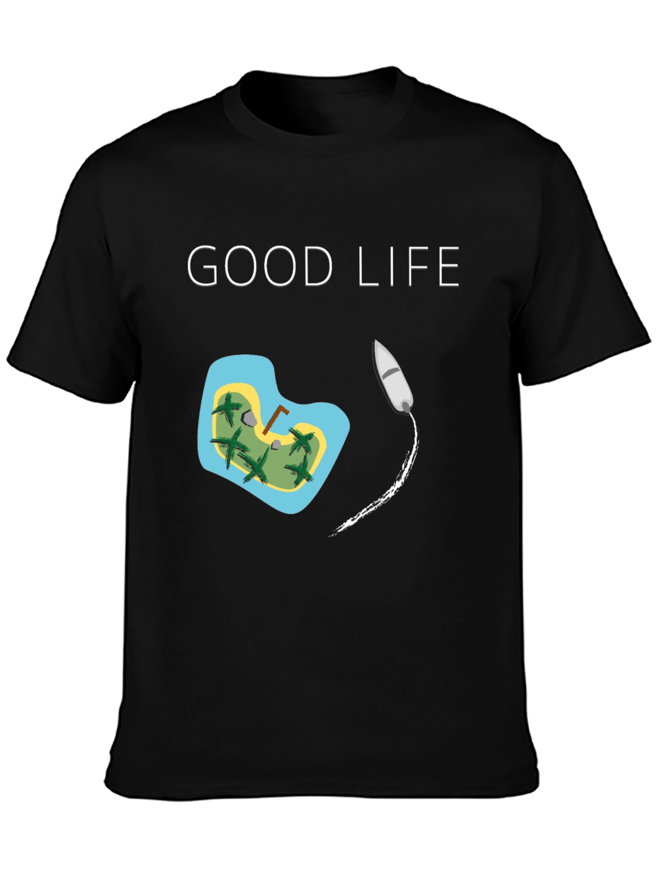 Good Life Island T-Shirt - Tropical Vacation Tee