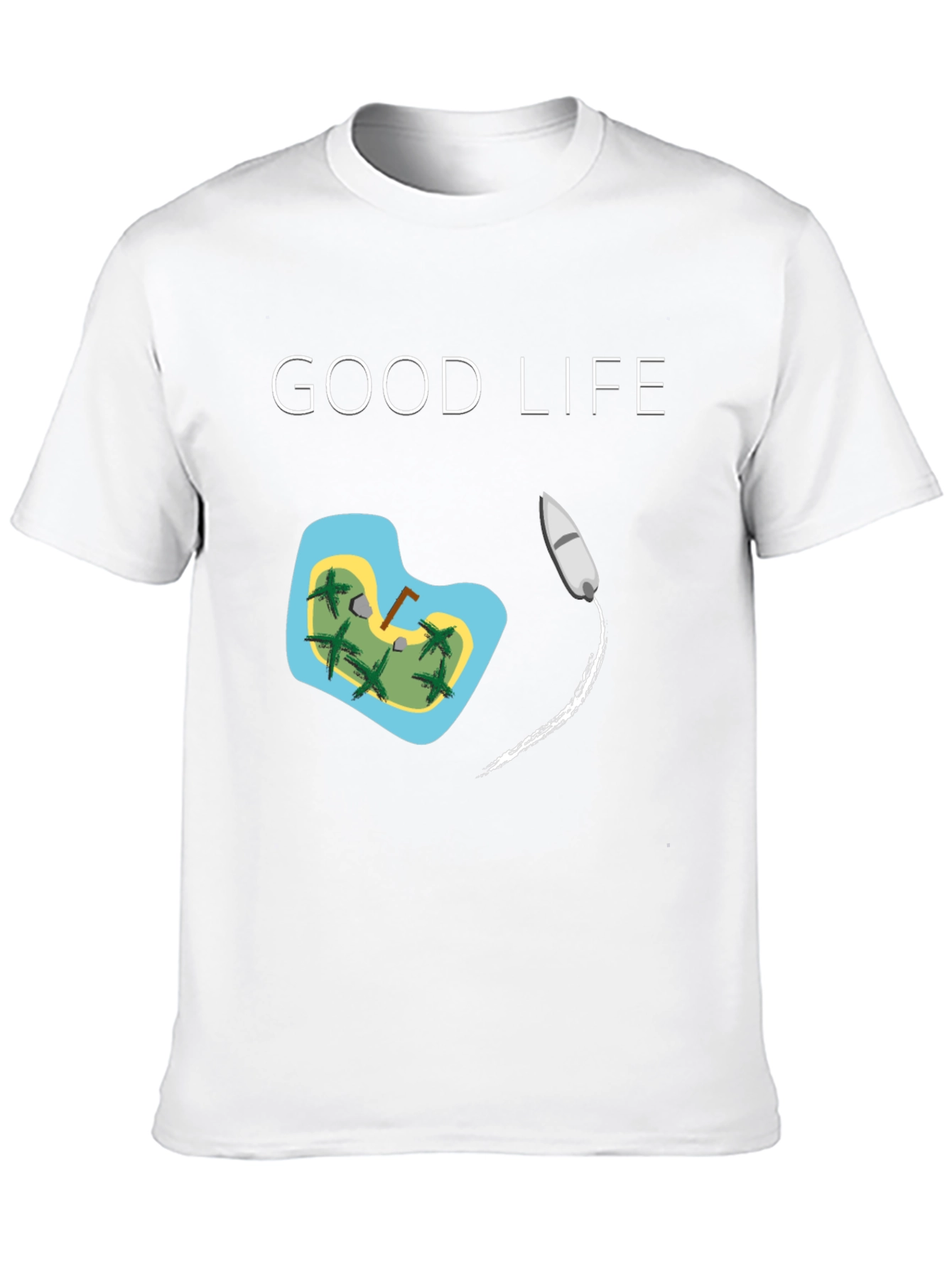 Good Life Island T-Shirt - Tropical Vacation Tee
