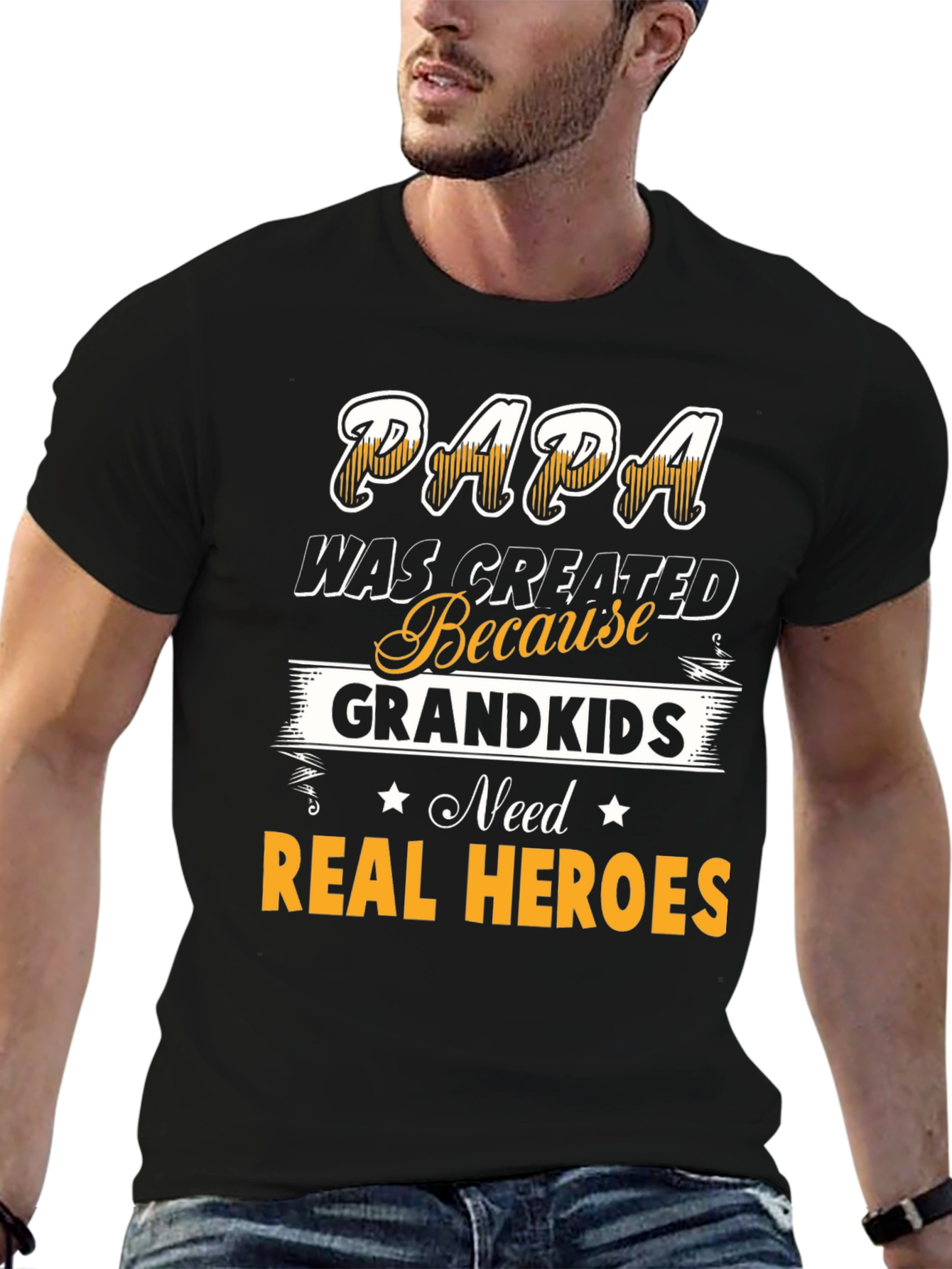 Papa Real Heroes T-Shirt