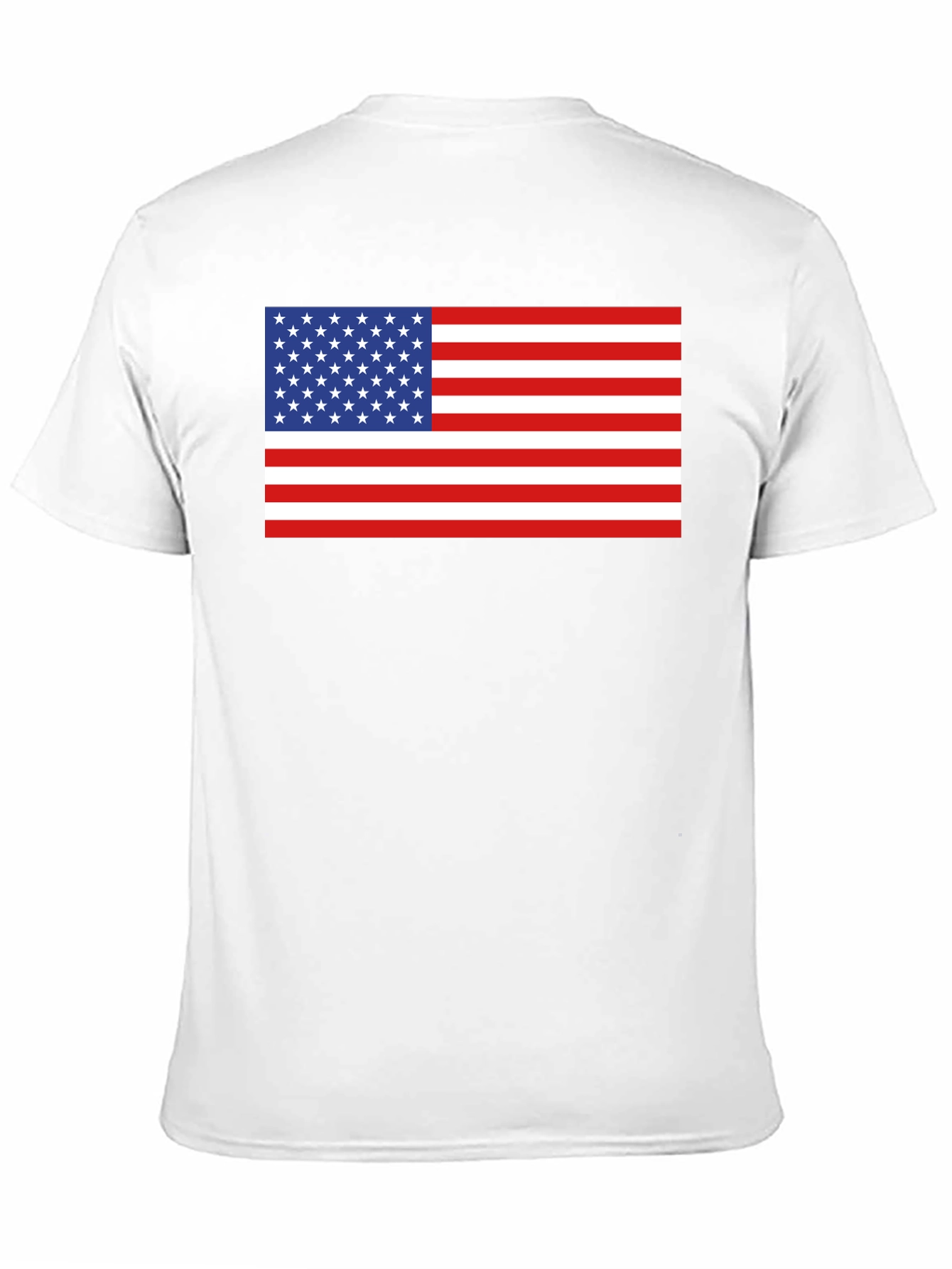 American Flag Graphic Tee - Patriotic Black T-Shirt