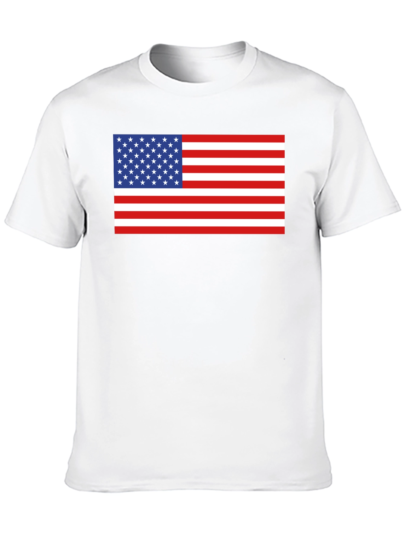 American Flag Graphic Tee - Patriotic Black T-Shirt