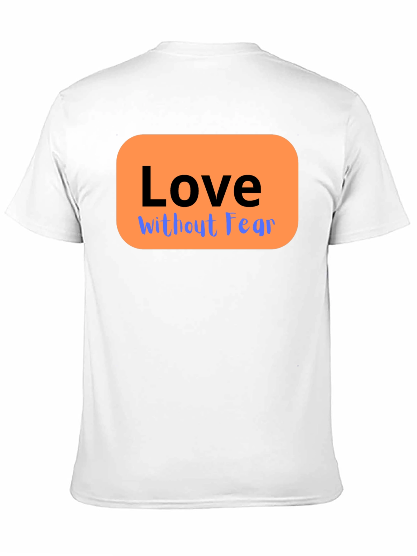 Love Without Fear Graphic T-Shirt - Black