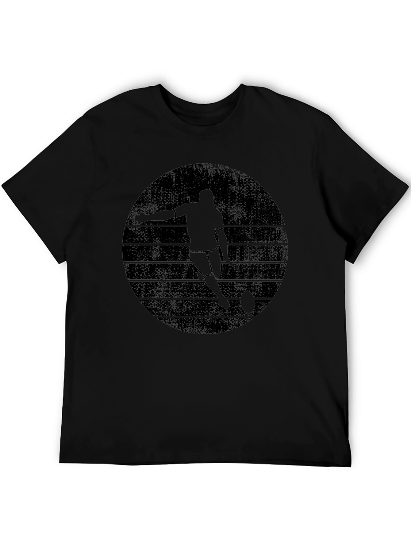 Retro Rugby Player Graphic T-Shirt