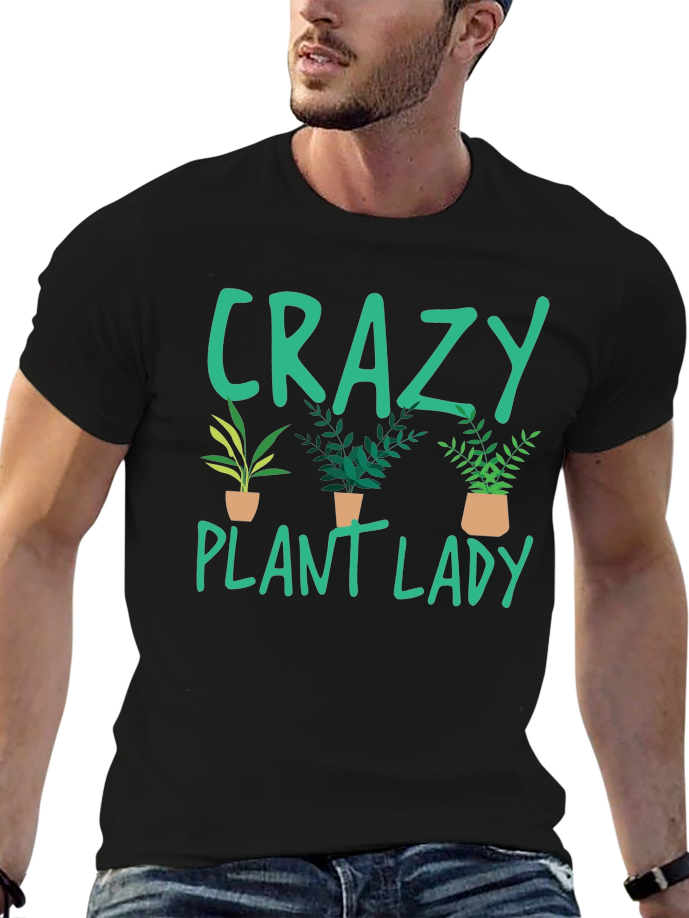 Crazy Plant Lady T-Shirt - Plant Lover Gift