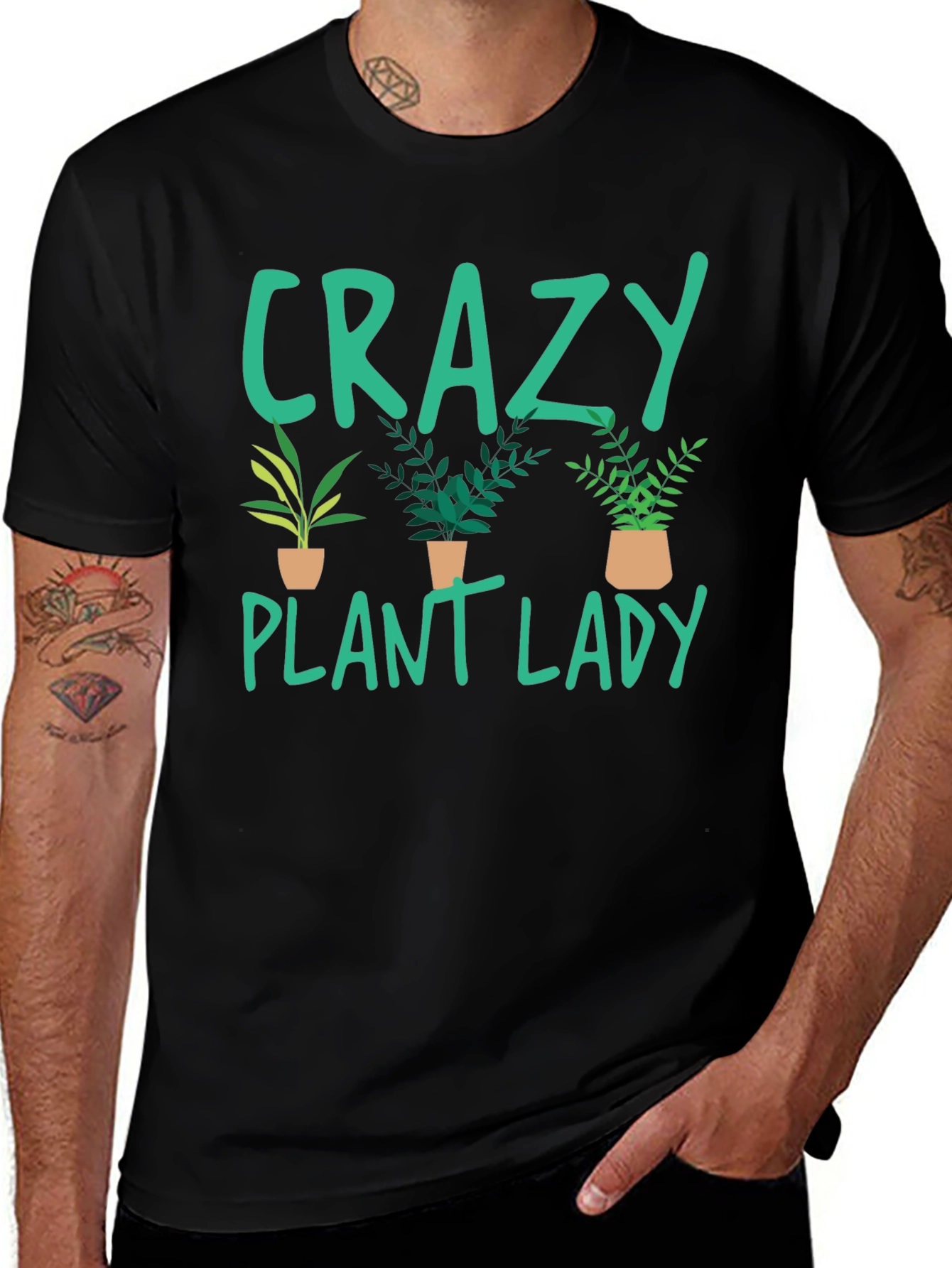 Crazy Plant Lady T-Shirt - Plant Lover Gift