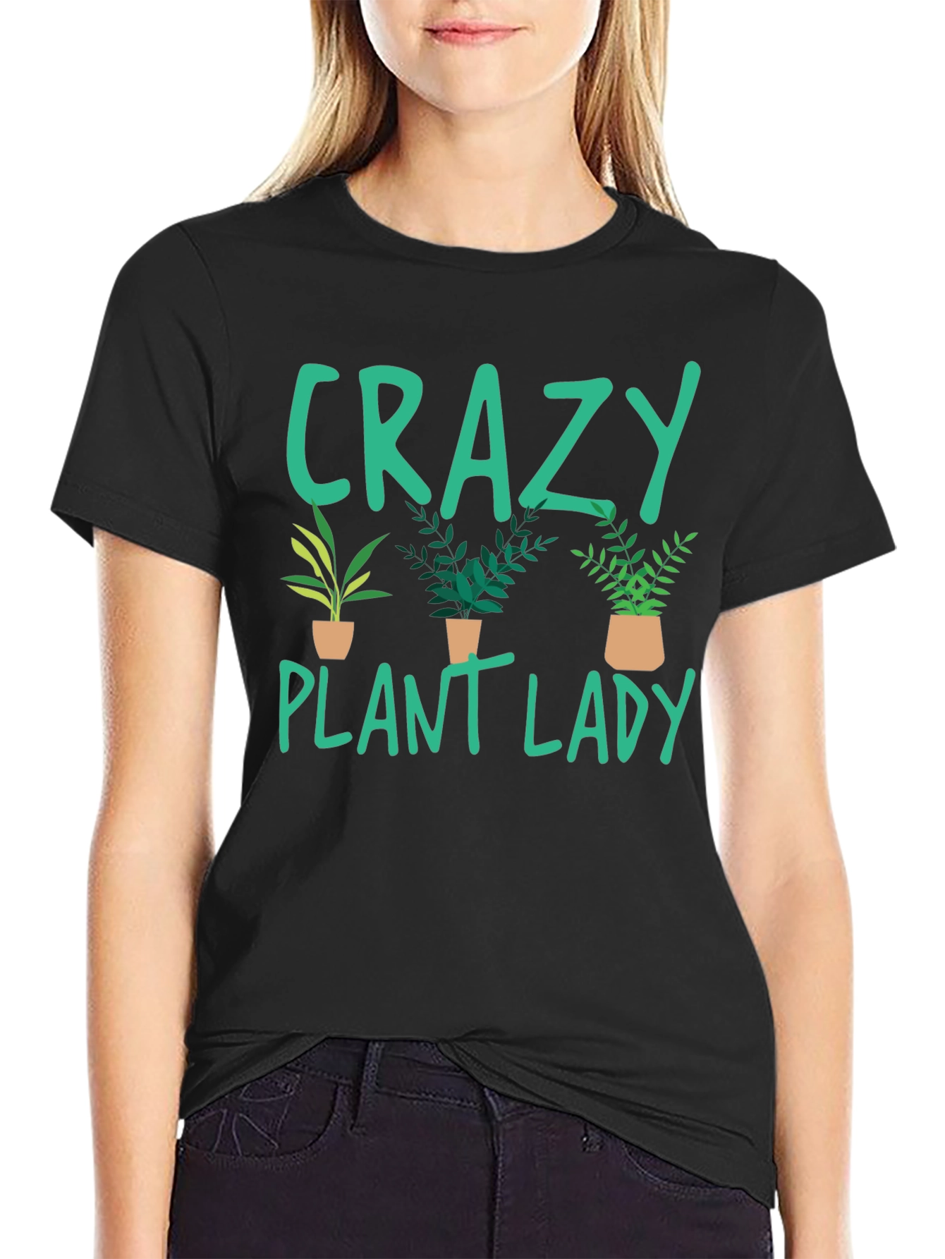 Crazy Plant Lady T-Shirt - Plant Lover Gift