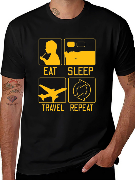 Eat Sleep Travel Repeat T-Shirt