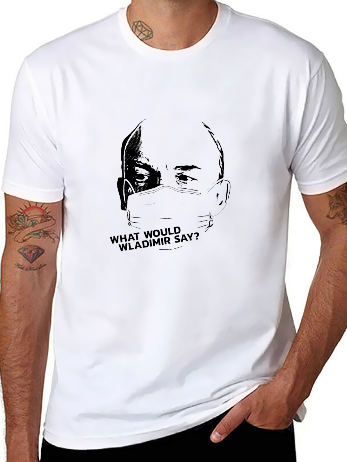 What Would Wladimir Say? Black T-Shirt