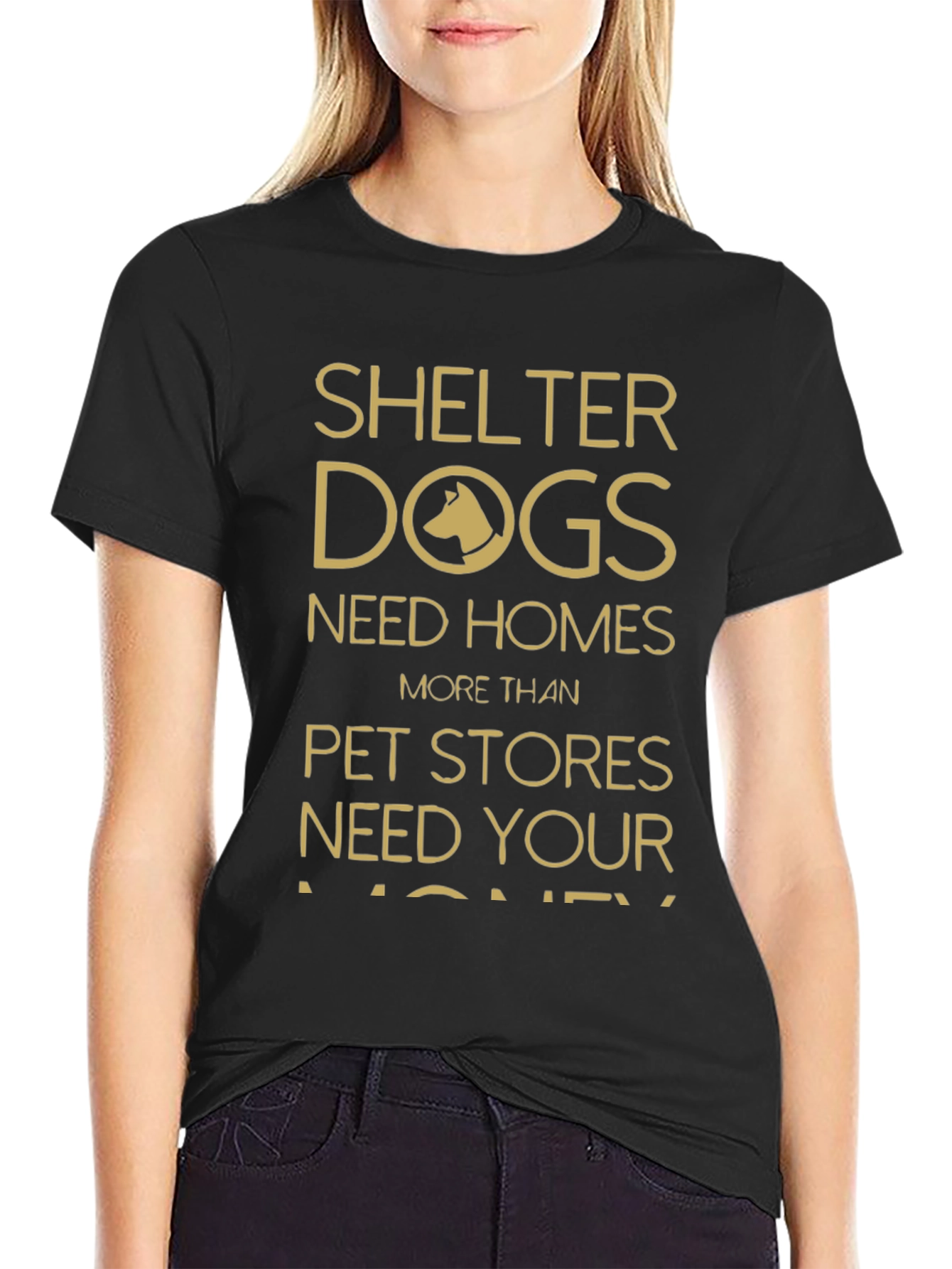 Shelter Dogs Need Homes Graphic Tee