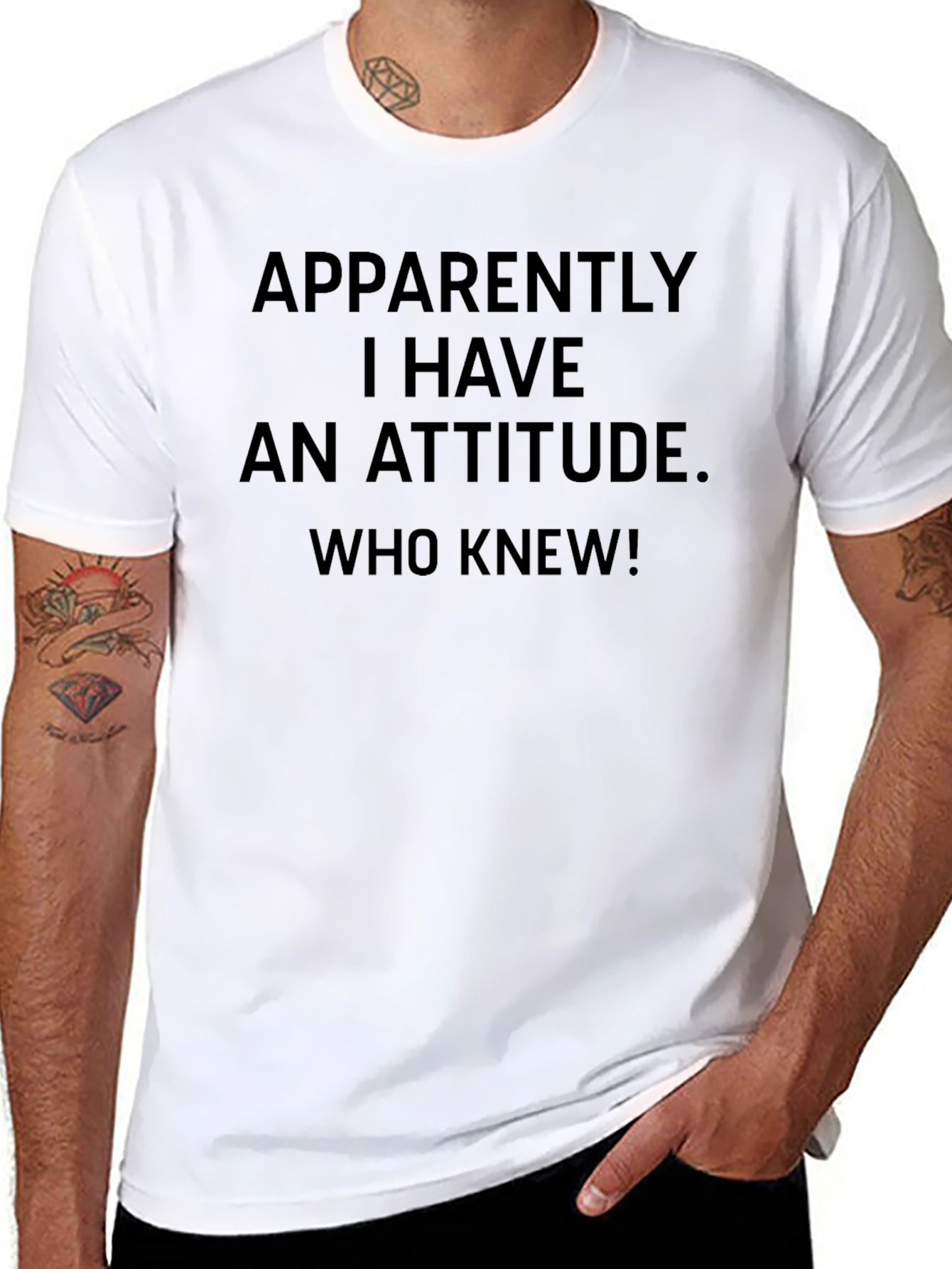 Attitude T-Shirt - Sarcastic Funny Novelty Tee