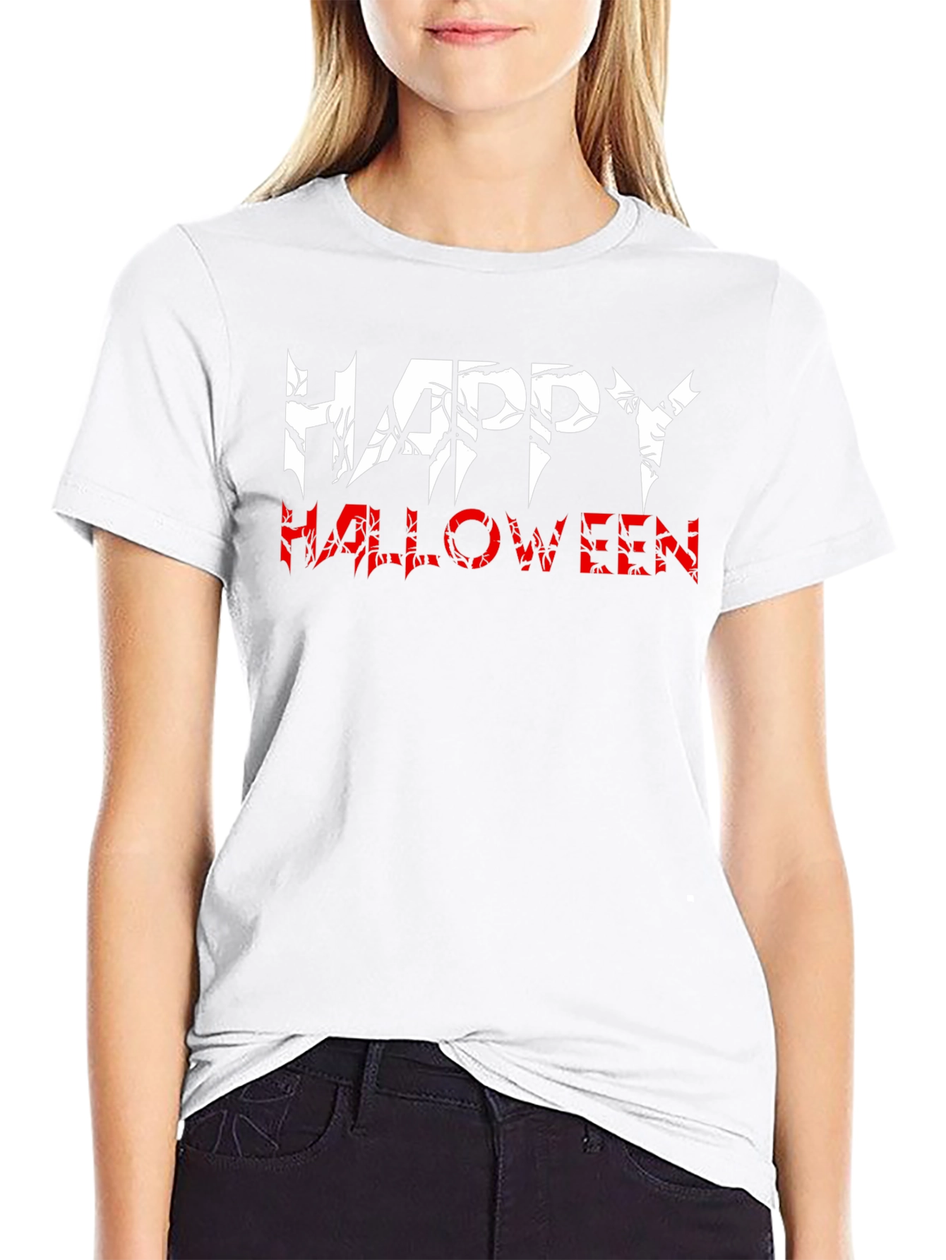 Happy Halloween Graphic Tee - Spooky Season Apparel