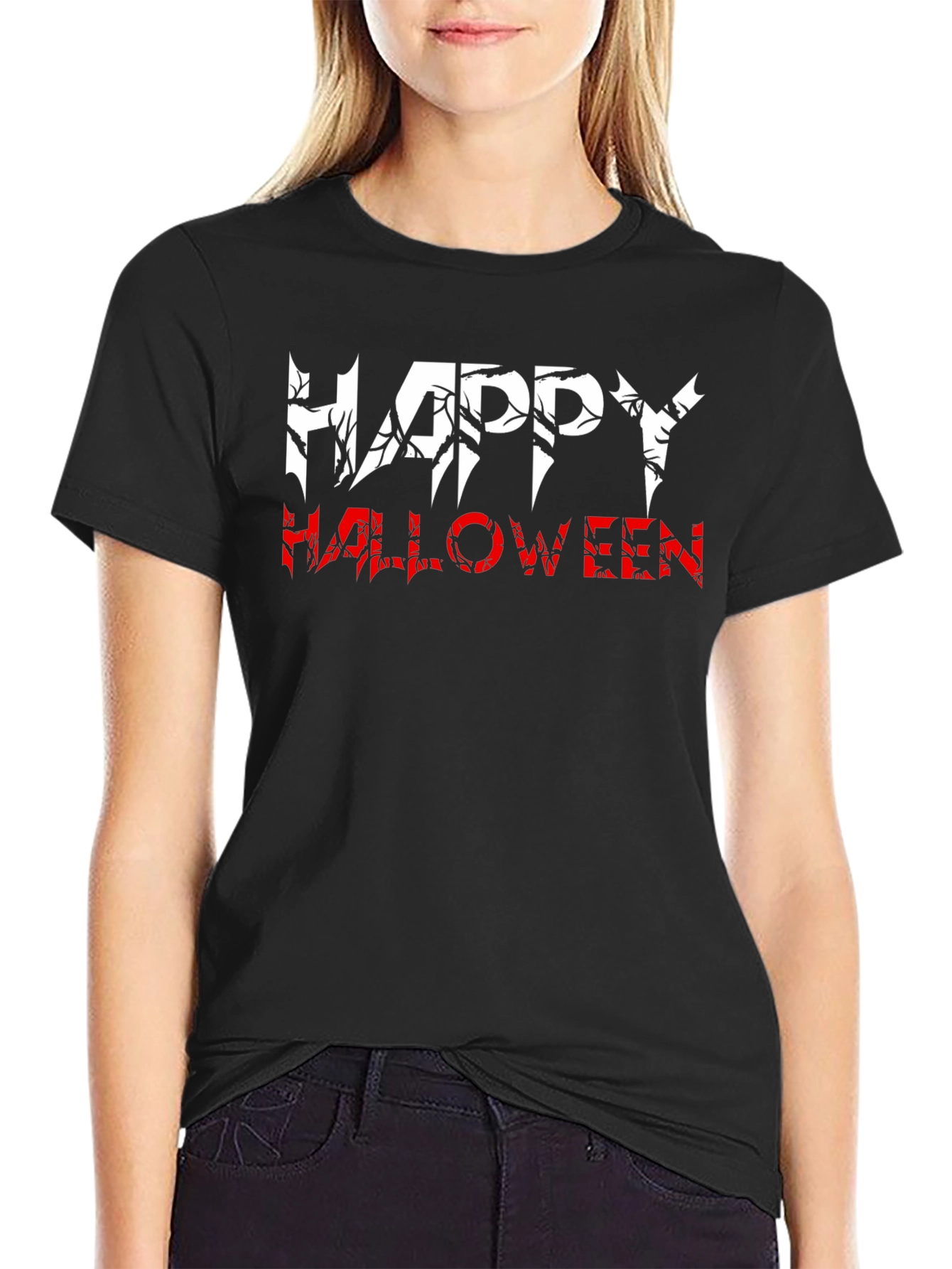 Happy Halloween Graphic Tee - Spooky Season Apparel