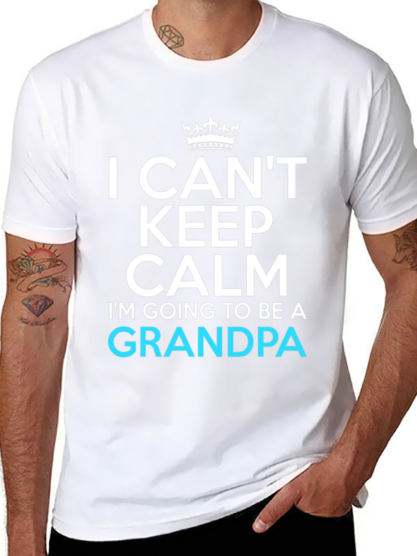 I Cant Keep Calm Grandpa T-Shirt