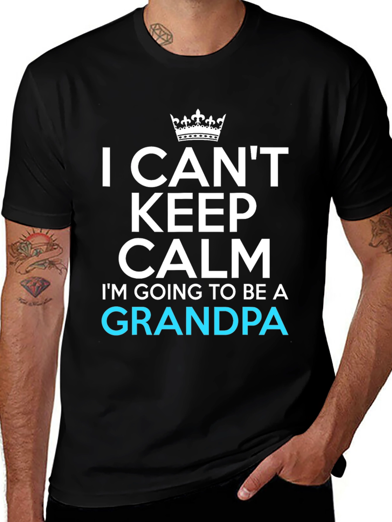 I Cant Keep Calm Grandpa T-Shirt