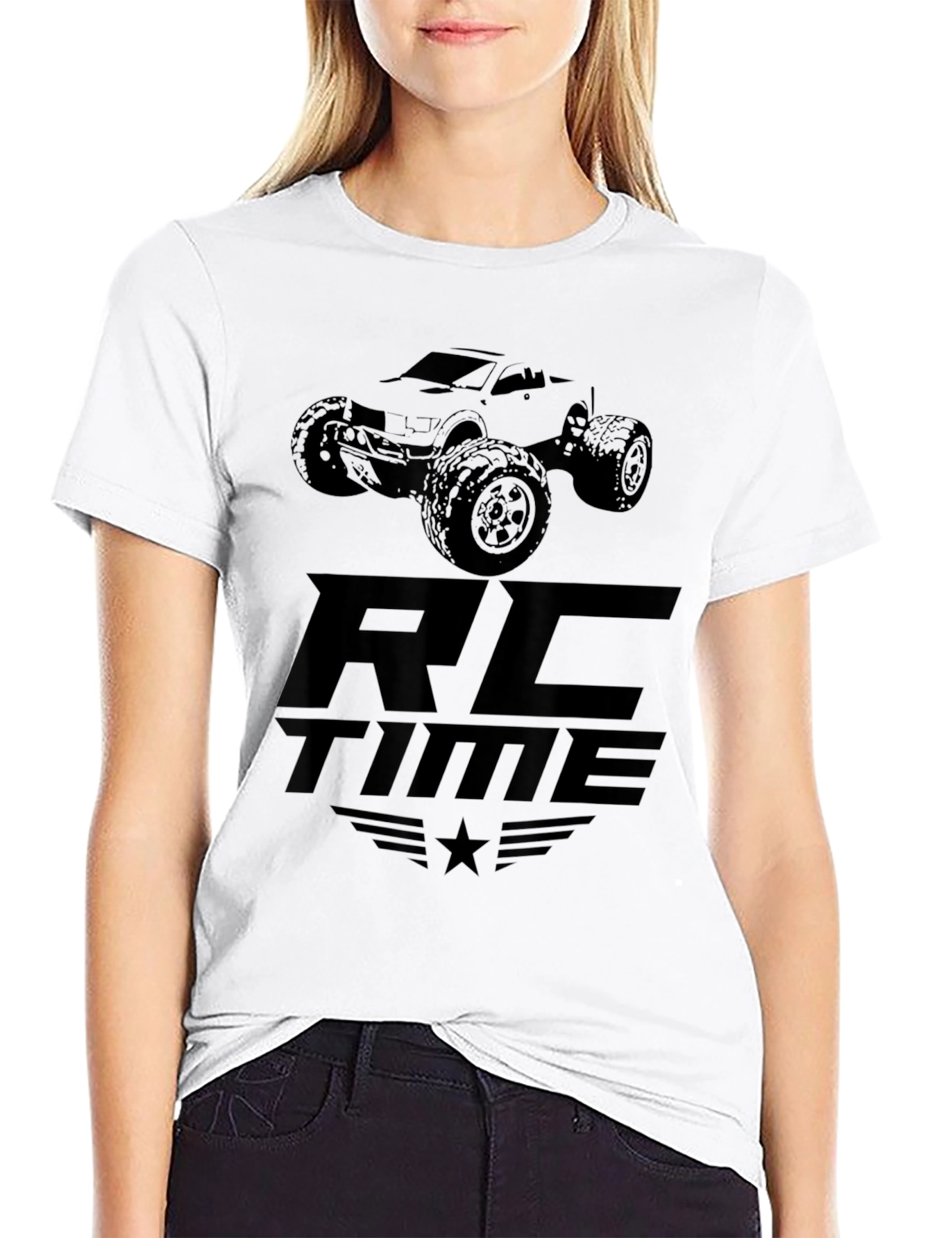 RC Time Black Graphic Tee