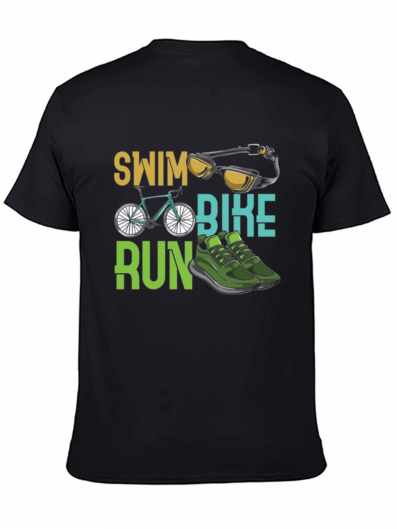 Triathlon Swim Bike Run T-Shirt