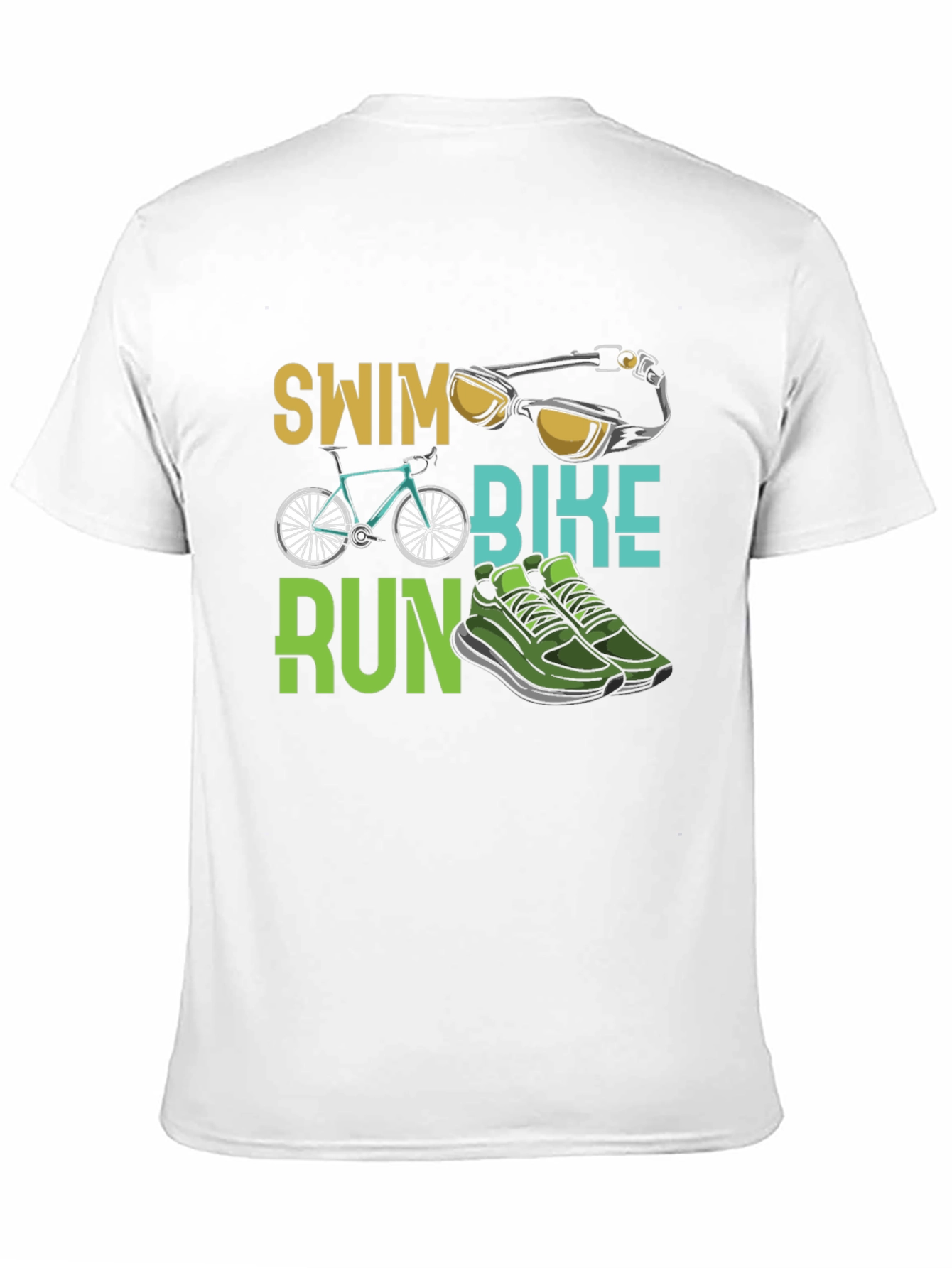 Triathlon Swim Bike Run T-Shirt
