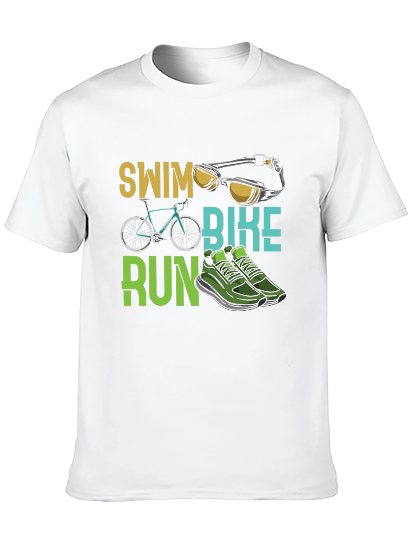 Triathlon Swim Bike Run T-Shirt
